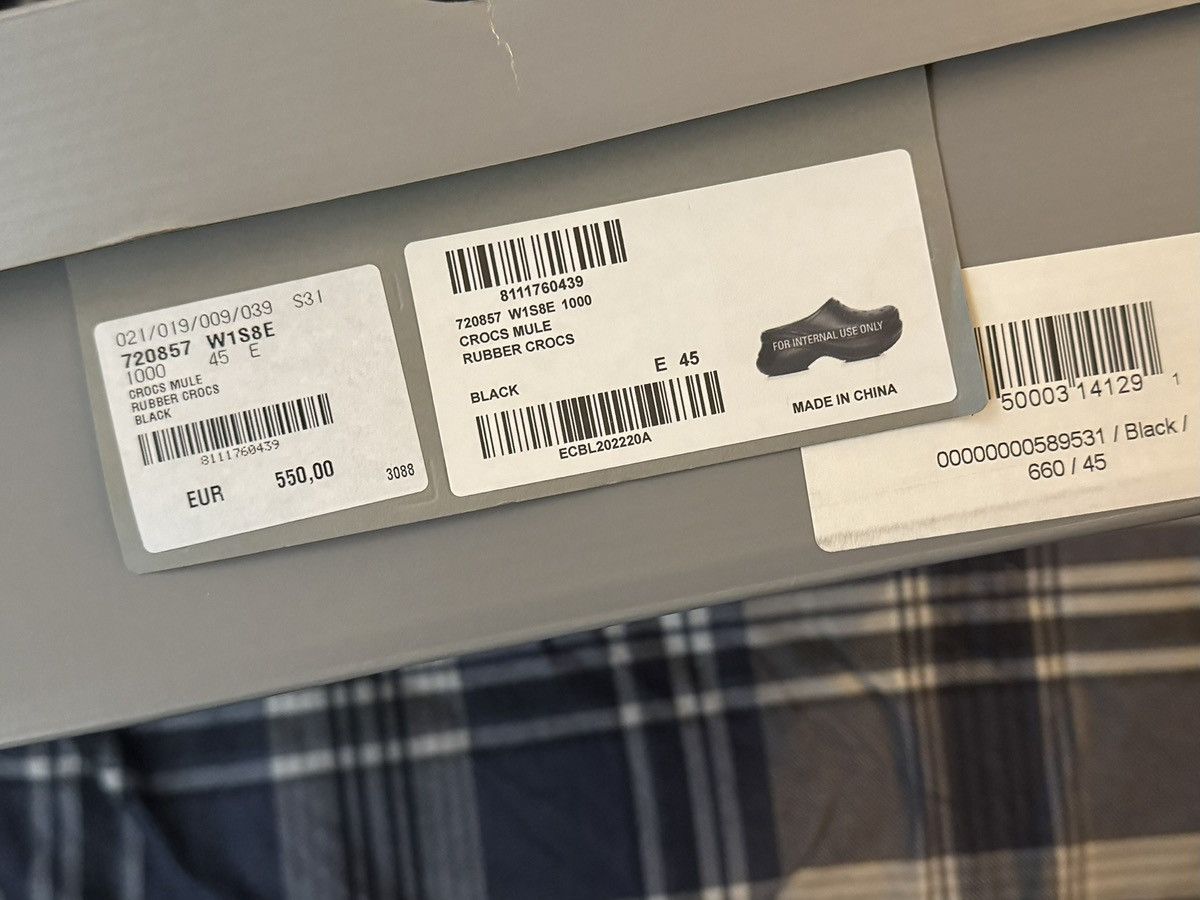 Balenciaga × Crocs Balenciaga Crocs Platform Mules Men’s 45 Size US 12 / EU 45 - 5 Thumbnail