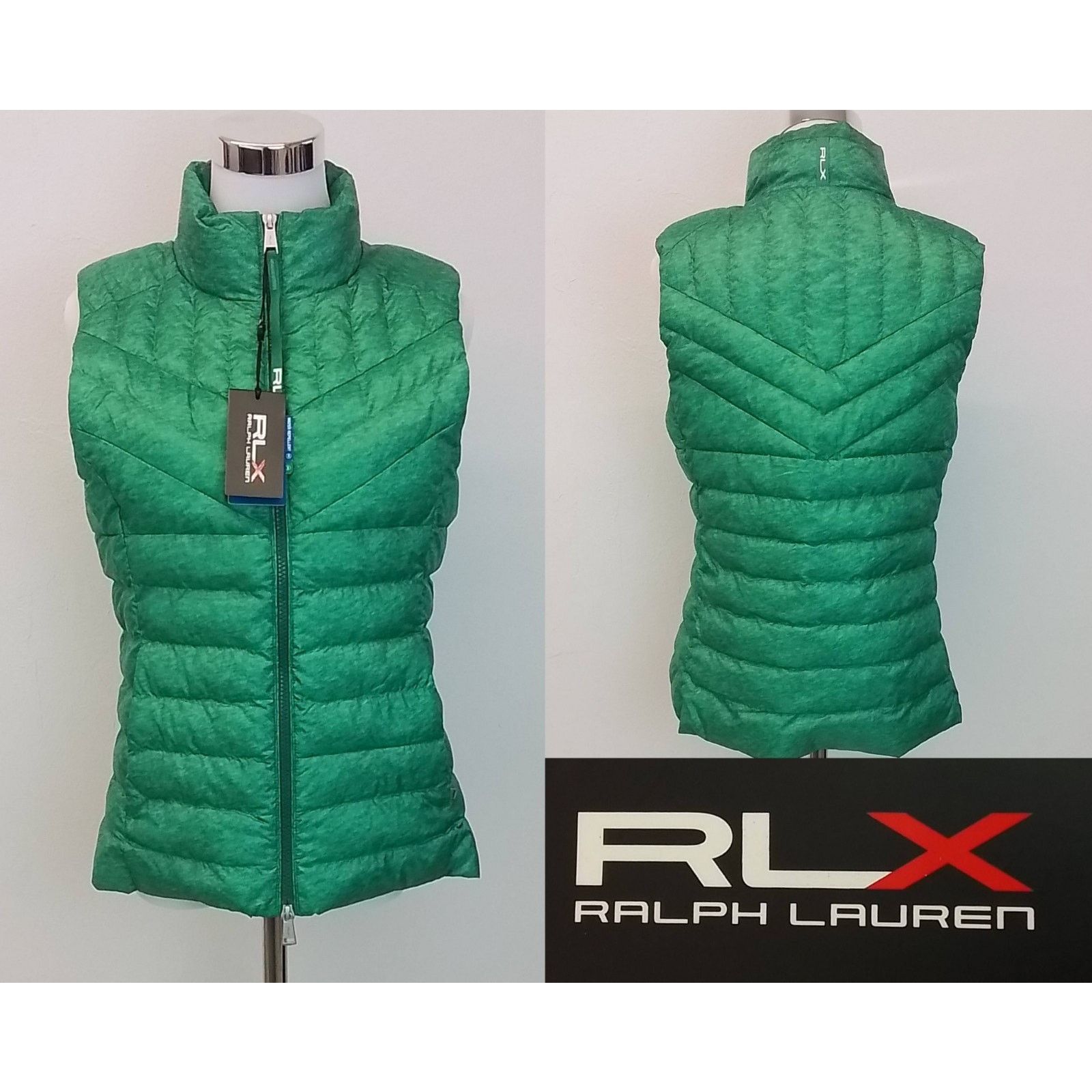 RLX Ralph Lauren NWT Ralph Lauren RLX Puffer Vest W's S Green Primaloft Size S / US 4 / IT 40 - 1 Thumbnail