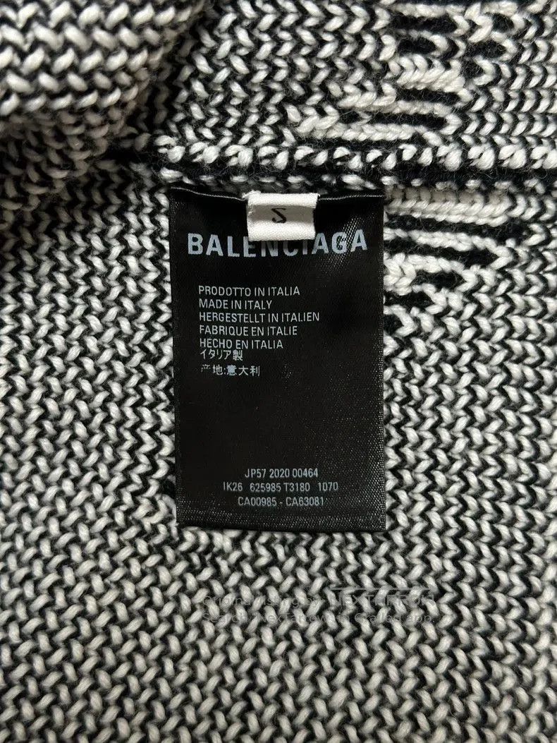 Balenciaga Balenciaga Script Logo Barrage Sweater. Size US S / EU 44-46 / 1 - 5 Thumbnail