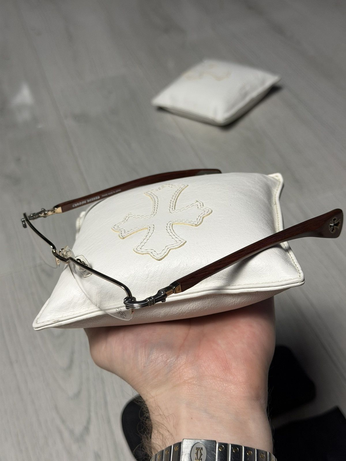 Chrome Hearts Chrome Hearts Wood “Rocks” Glasses Size ONE SIZE - 7 Thumbnail