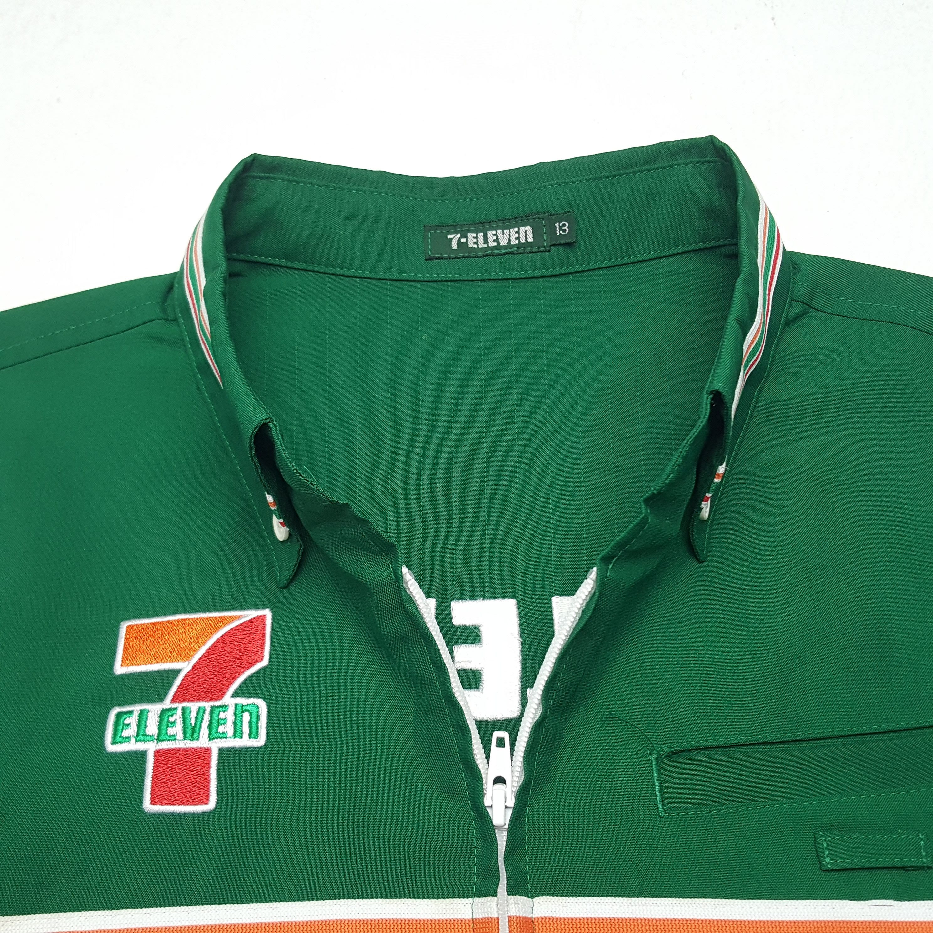 Japanese Brand × Vintage Vintage 7 Eleven Embroidery Logo Worker Uniform Jacket Size US S / EU 44-46 / 1 - 5 Thumbnail