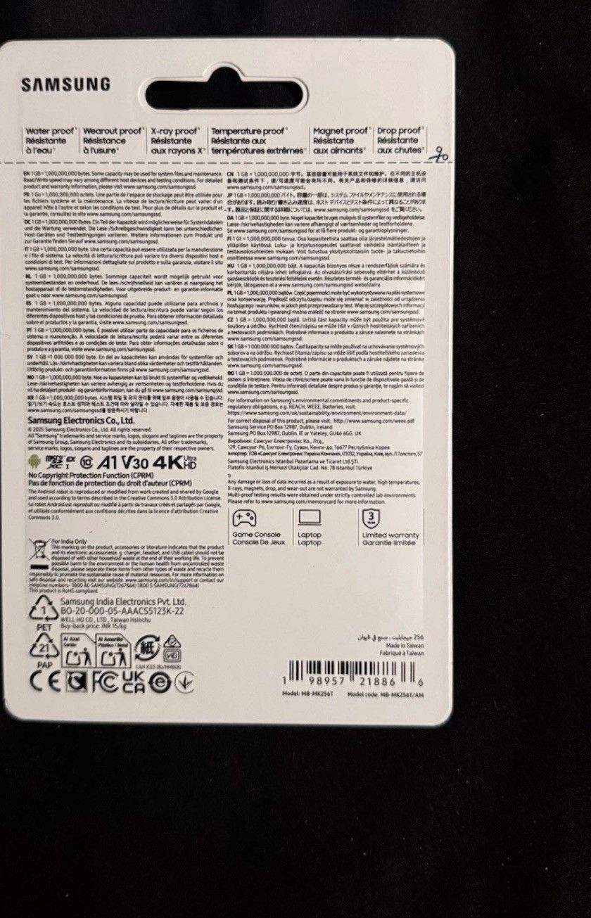Samsung Samsung P9 Express microSD Card Size ONE SIZE - 2 Thumbnail