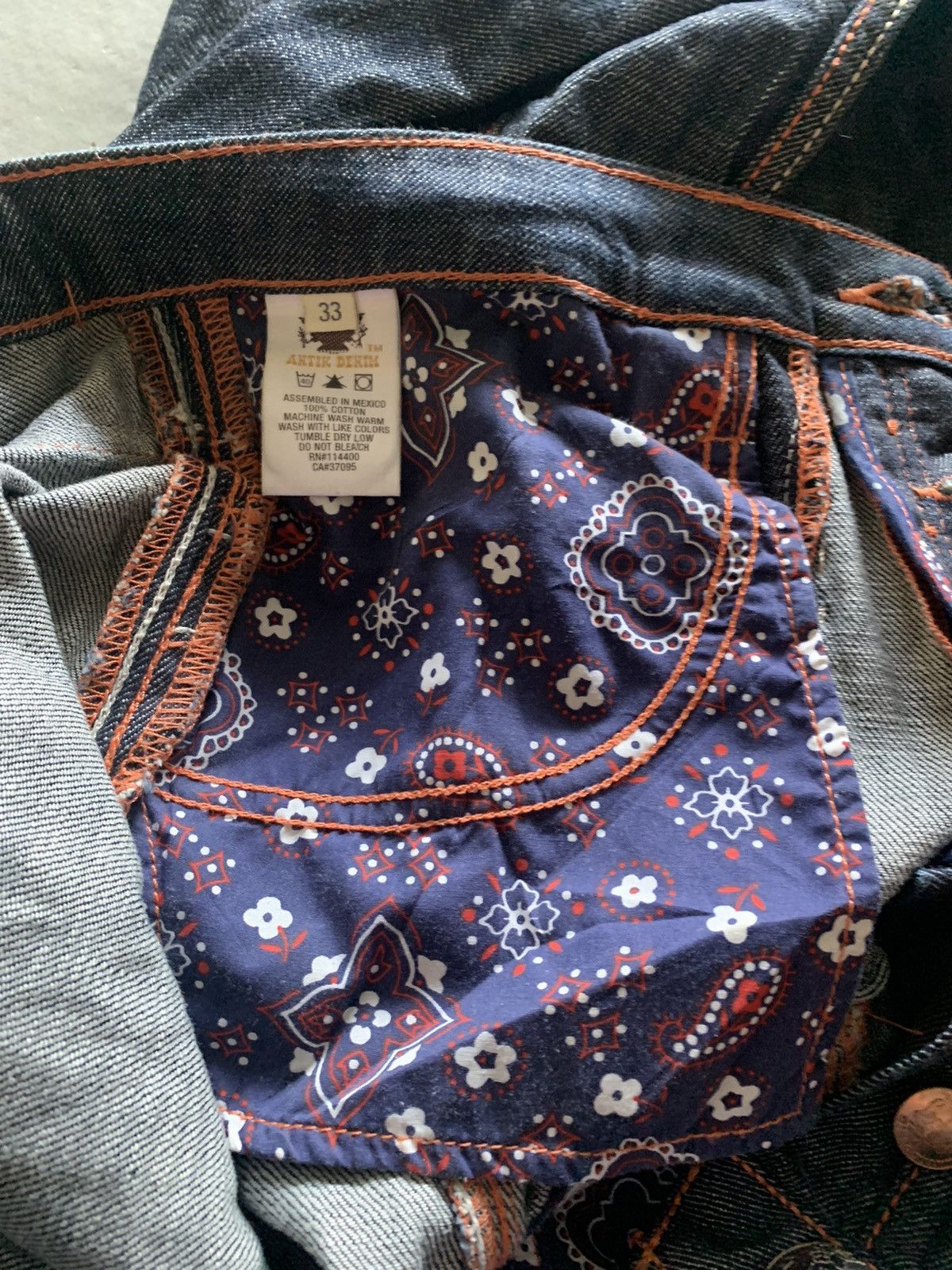 Antik Denim × Ksubi × Le Grande Bleu (L.G.B.) y2k antik denim western style cowboy with dope stitching Size US 36 / EU 52 - 10 Thumbnail