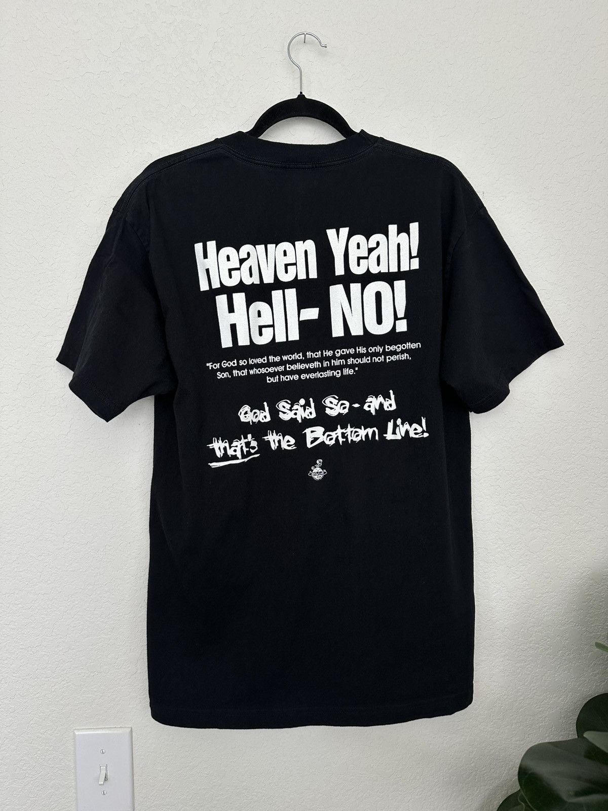 Vintage × WWF 1998 Kerusso John 3:16 Stone Cold Steve Austin Parody Tshirt Size US L / EU 52-54 / 3 - 6 Thumbnail