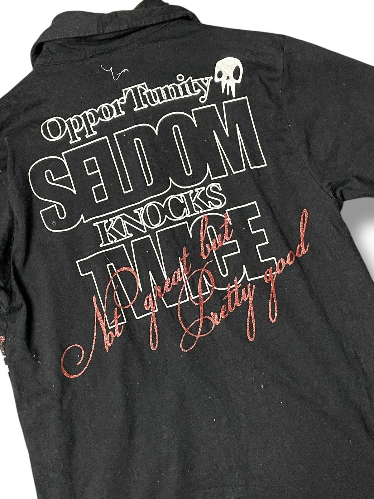 Japanese Brand REPEZEEN Brand Punk Gothic Collar Tee (77) Size US M / EU 48-50 / 2 - 6 Thumbnail