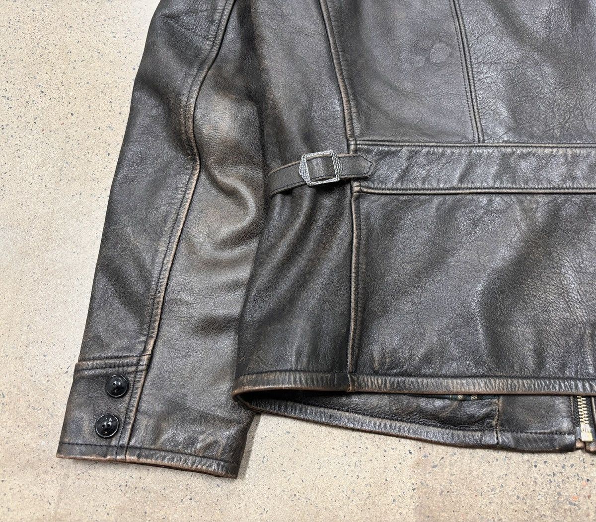 RRL Ralph Lauren RRL Double RL 1930s Leather Jacket ，size M Size US M / EU 48-50 / 2 - 8 Thumbnail