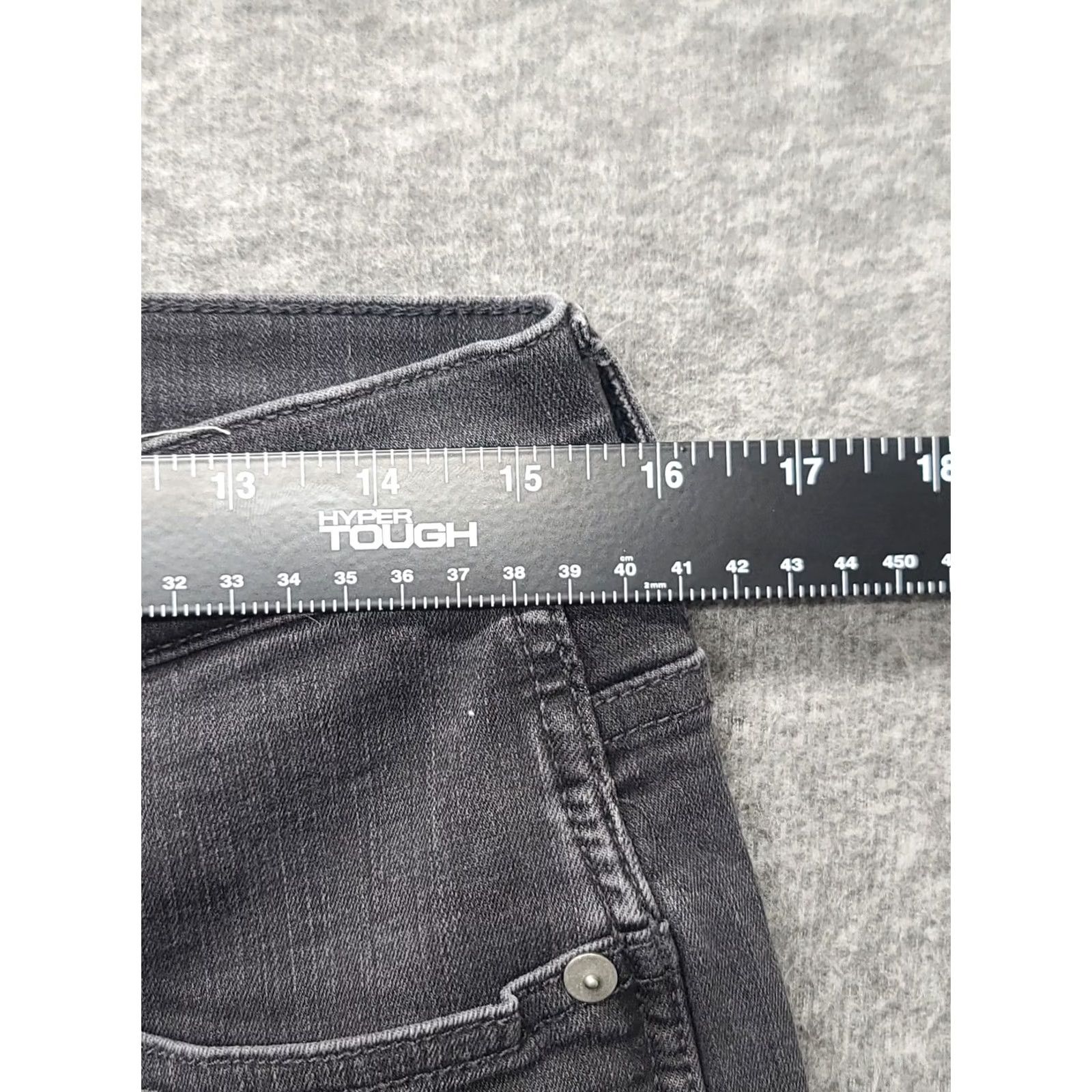 Madewell Madewell Jeans Women’s 30x28 10” High Rise Skinny Stretch Button Fly Denim Black 5-Pocket City Womens Size 30" / US 8 / IT 44 - 6 Thumbnail
