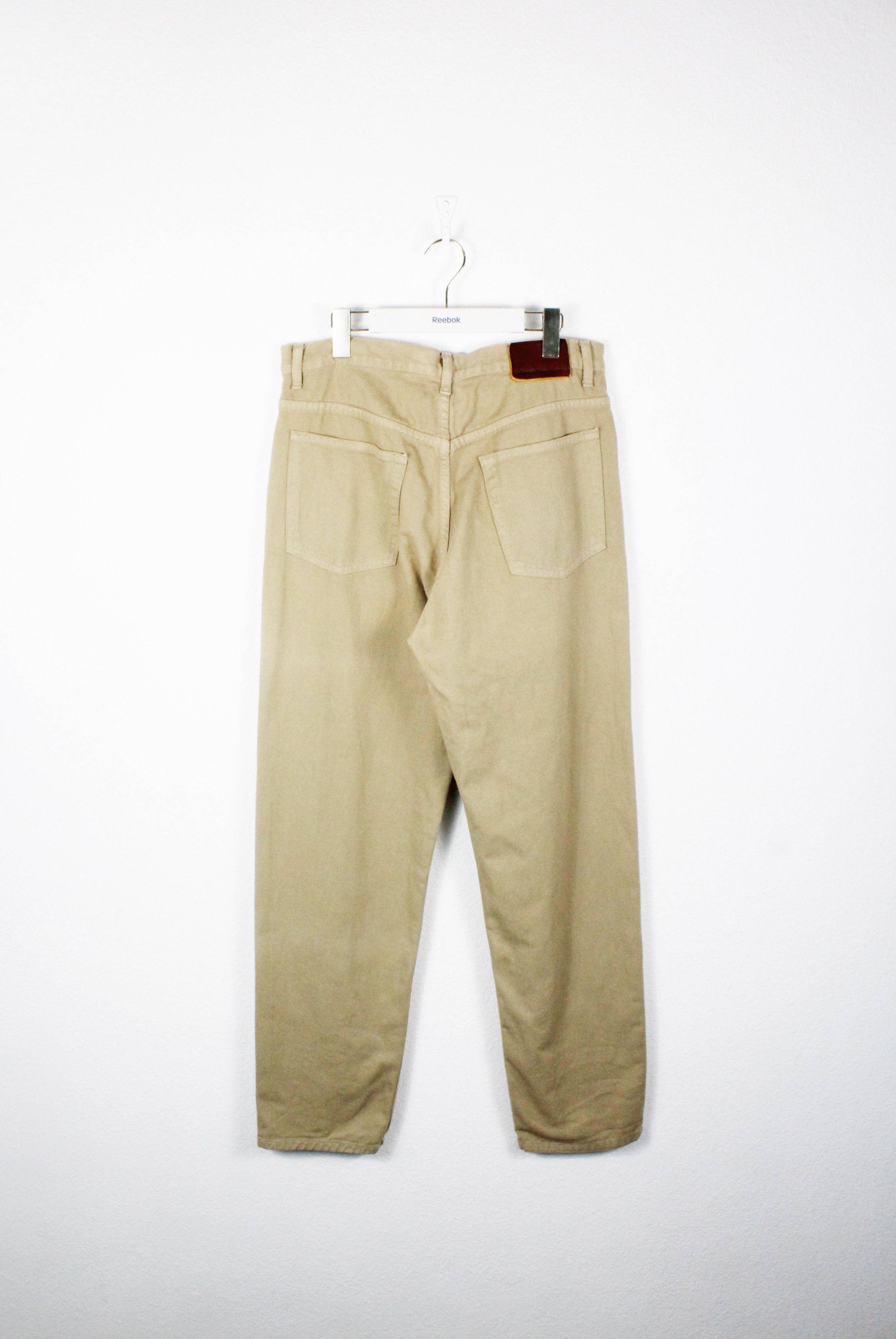 Calvin Klein × Jean Calvin Klein Jeans Beige Easy Fit Denim Pants Vintage Y2K Size US 33 - 4 Thumbnail