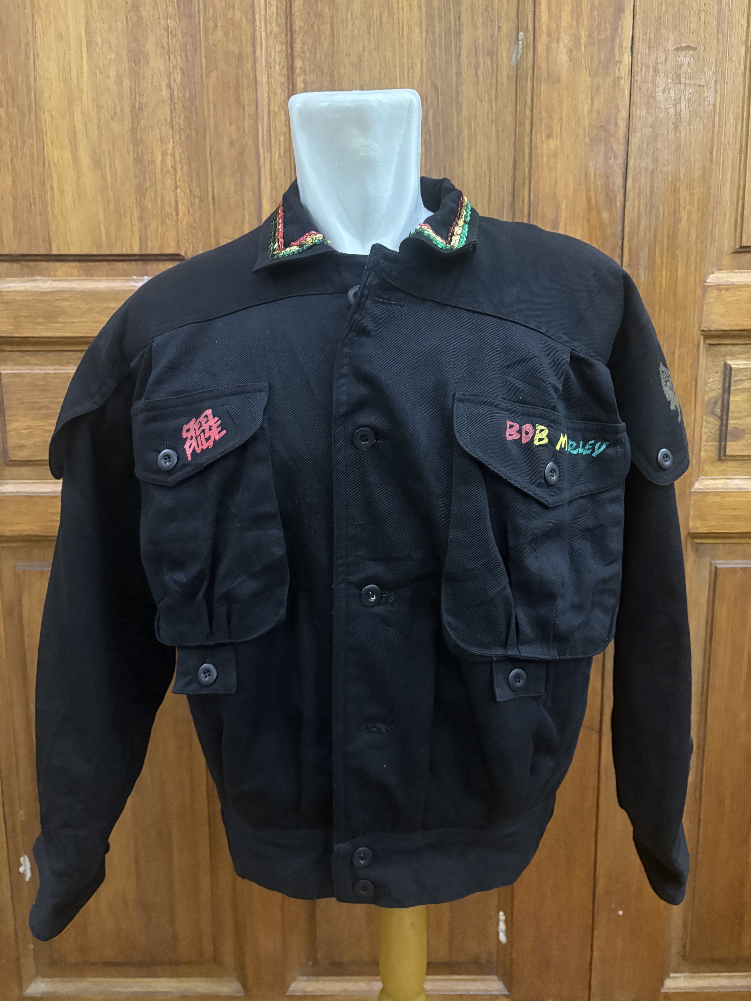 Other Bob Marley Denim Jacket Bombers Size US M / EU 48-50 / 2 - 1 Thumbnail