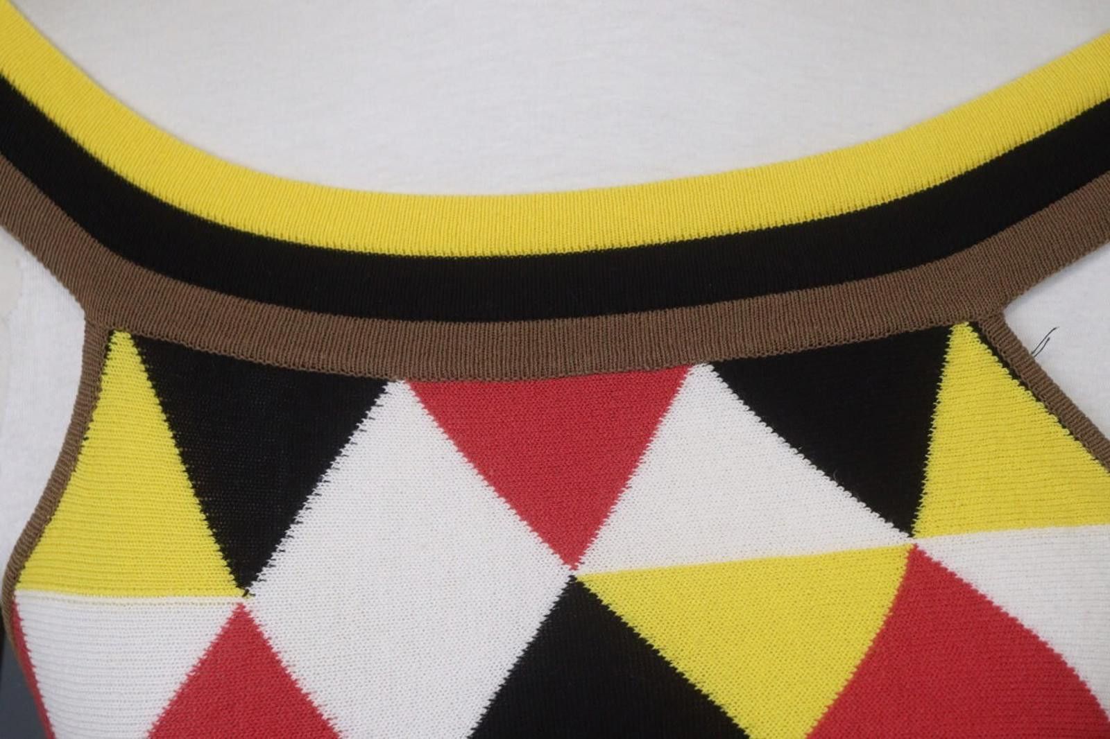 Just Cavalli Just Cavalli Multicolor Geometric Back Sweater Size 40 Size M / US 6-8 / IT 42-44 - 4 Thumbnail