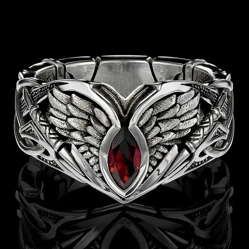 Japanese Brand × Jewelry × Vintage Neo Gothic Halloween Wing Ring Size ONE SIZE - 1 Thumbnail