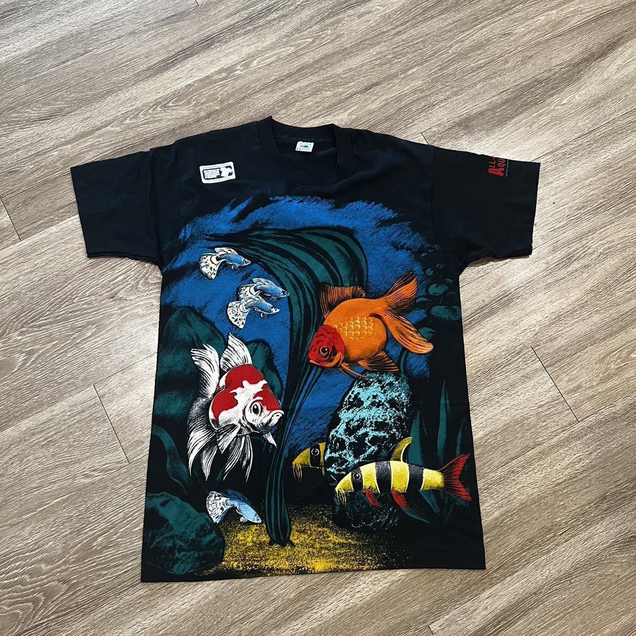 Other New Vintage 90s Fish Aquarium Sea Creature AOP Large T-Shirt Size US L / EU 52-54 / 3 - 1 Thumbnail