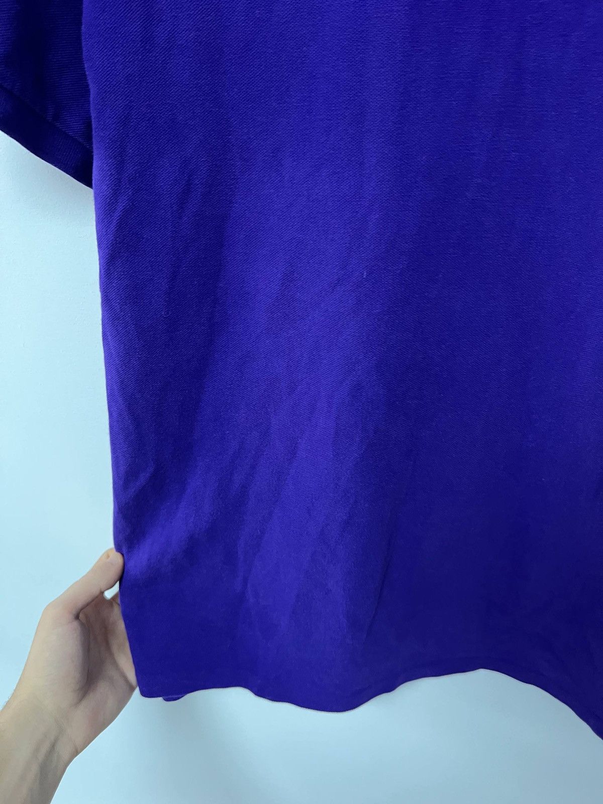 Polo Ralph Lauren Polo Ralph Lauren Custom Slim Fit Polo T shirt Purple Pony XL Size US XL / EU 56 / 4 - 8 Thumbnail