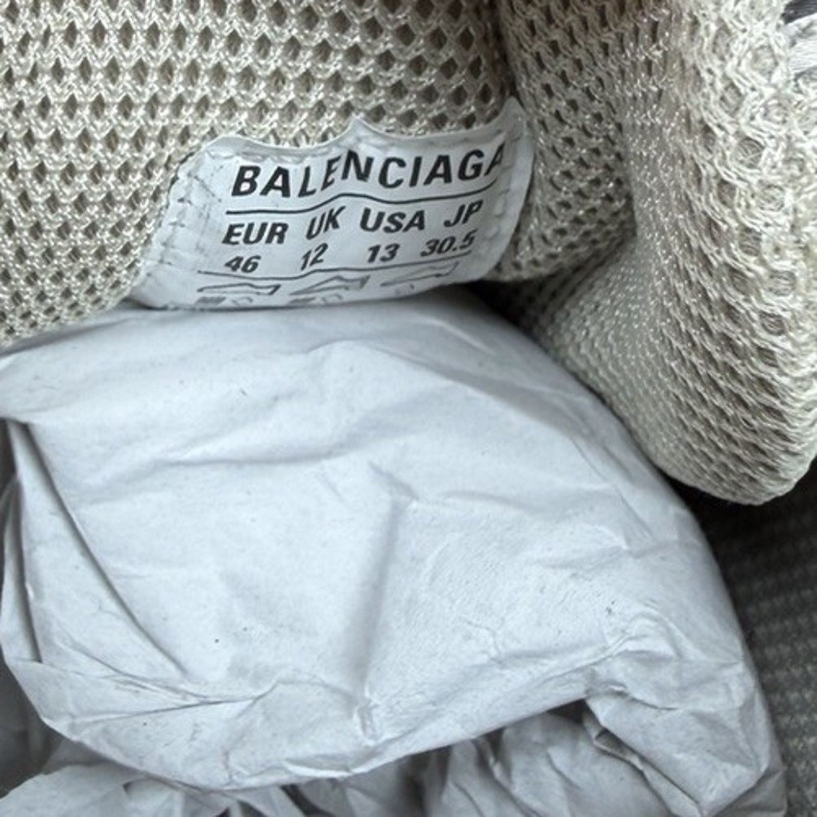 Balenciaga Size 46EU/13US - Balenciaga X-Pander Beige Mesh NEW Size US 13 / EU 46 - 9 Thumbnail