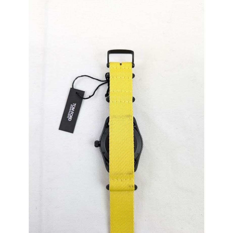 Tom Ford o1rshd1 Size: OS / Plastic Large Case Sports Watch in Yellow Size ONE SIZE - 15 Thumbnail