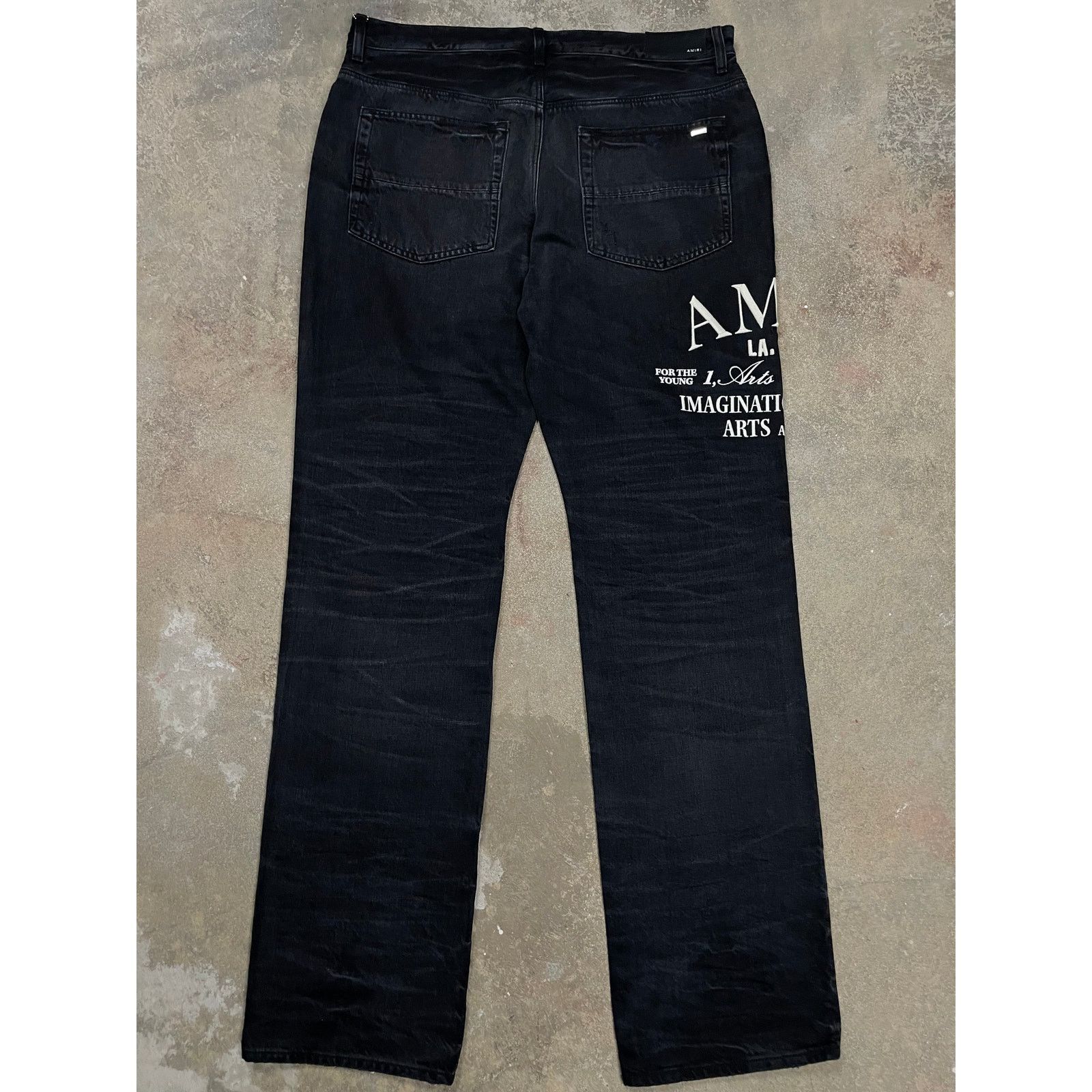 Amiri Amiri Side Logo Black District 1 Size 36 New Size US 36 / EU 52 - 2 Thumbnail
