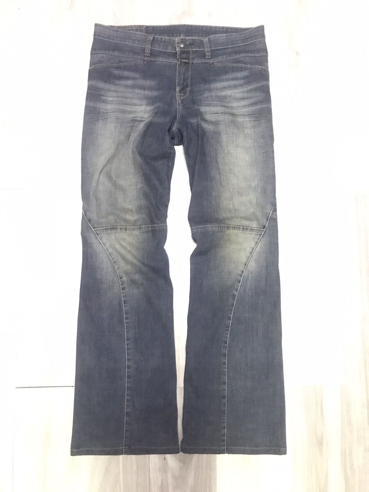 Marithe + Francois Girbaud Marithe Francois Gibraud - Flare Jeans Size US 33 - 3 Thumbnail