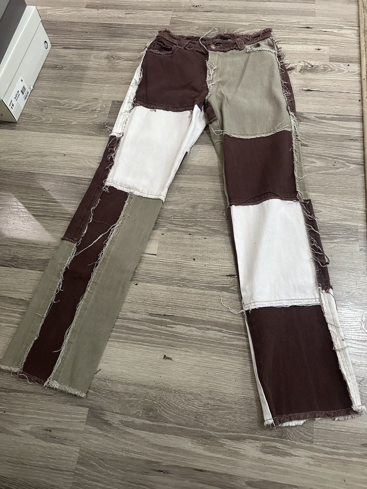 Jaded London Jaded London Patchwork Jeans Size 25" / US 0 / IT 36 - 1 Thumbnail