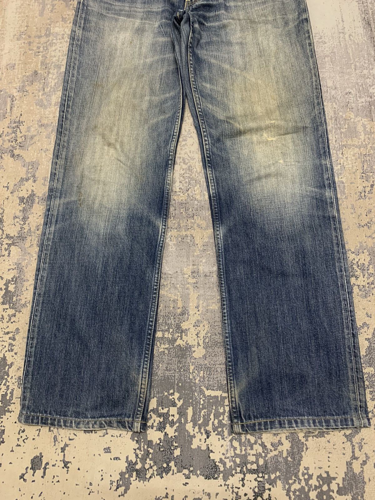 Levi's LEVIS 502 STONE WASH DISTRESSED DENIM JEANS Size US 31 - 4 Thumbnail