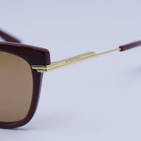 Bottega Veneta 🕶️ New Bottega Veneta BV1296SA 004 Sunglasses - Bordeaux Size ONE SIZE - 4 Thumbnail