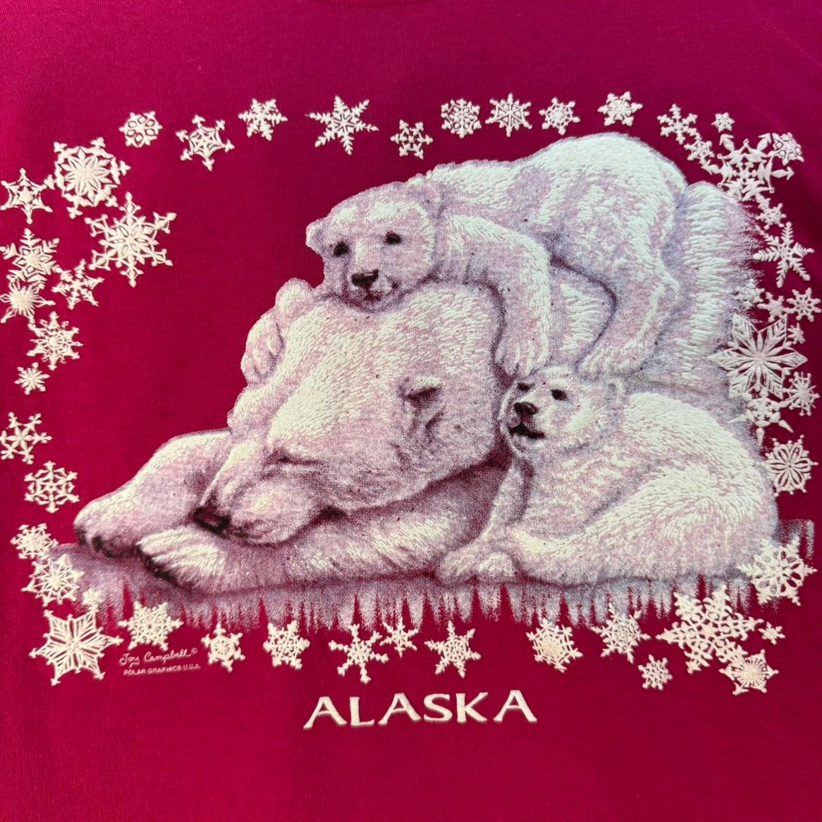 Other Vintage Joy Campbell Polar Bear Alaska Shirt In Pink Size US L / EU 52-54 / 3 - 5 Thumbnail