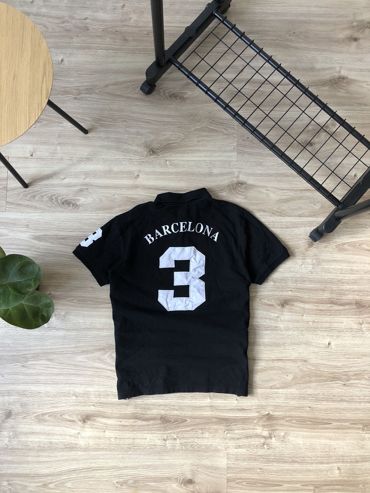 Vintage Vintage Barcelona Big Logo Like Polo Ralph Lauren Rugby Polo Size US XL / EU 56 / 4 - 5 Thumbnail