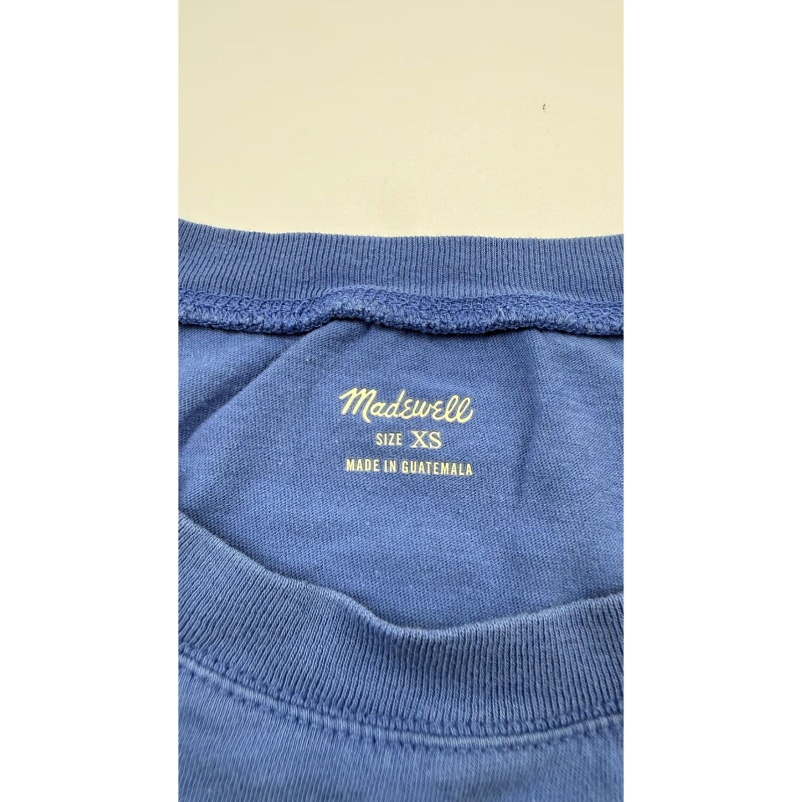 Madewell Madewell Shirt Womens XS Blue Crewneck Short Sleeve Basic Tee Casual Solid Size XS / US 0-2 / IT 36-38 - 2 Thumbnail