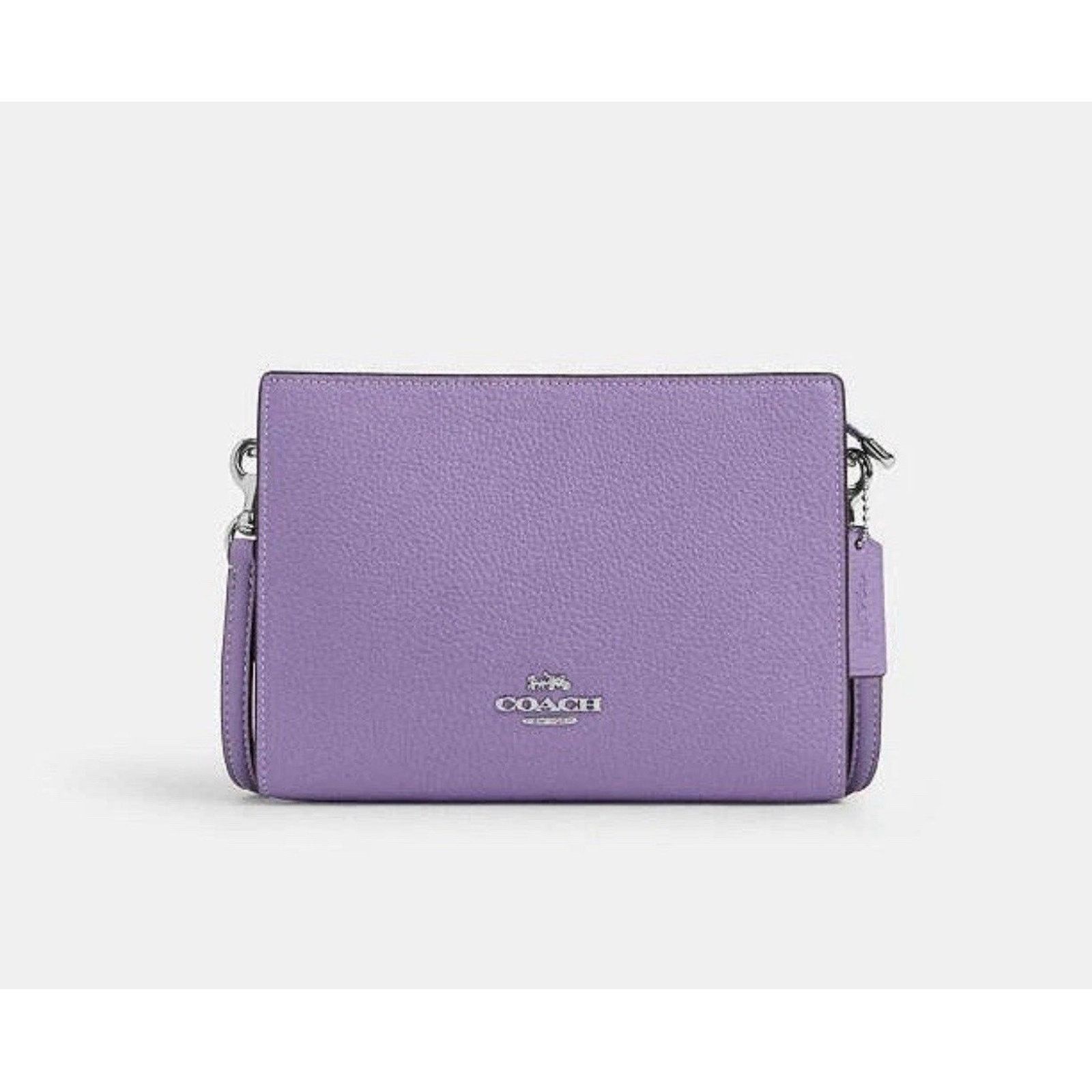 Coach NWT Coach CAT21 Slim Crossbody Pebbled Leather Iris CAR12 Size ONE SIZE - 5 Thumbnail