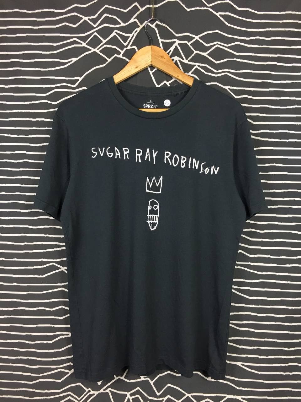 Jean-Michel Basquiat × Uniqlo × Vintage Jean Michel Basquiat Uniqlo Sugar Ray Robinson Pop Art Tee Size US L / EU 52-54 / 3 - 2 Thumbnail