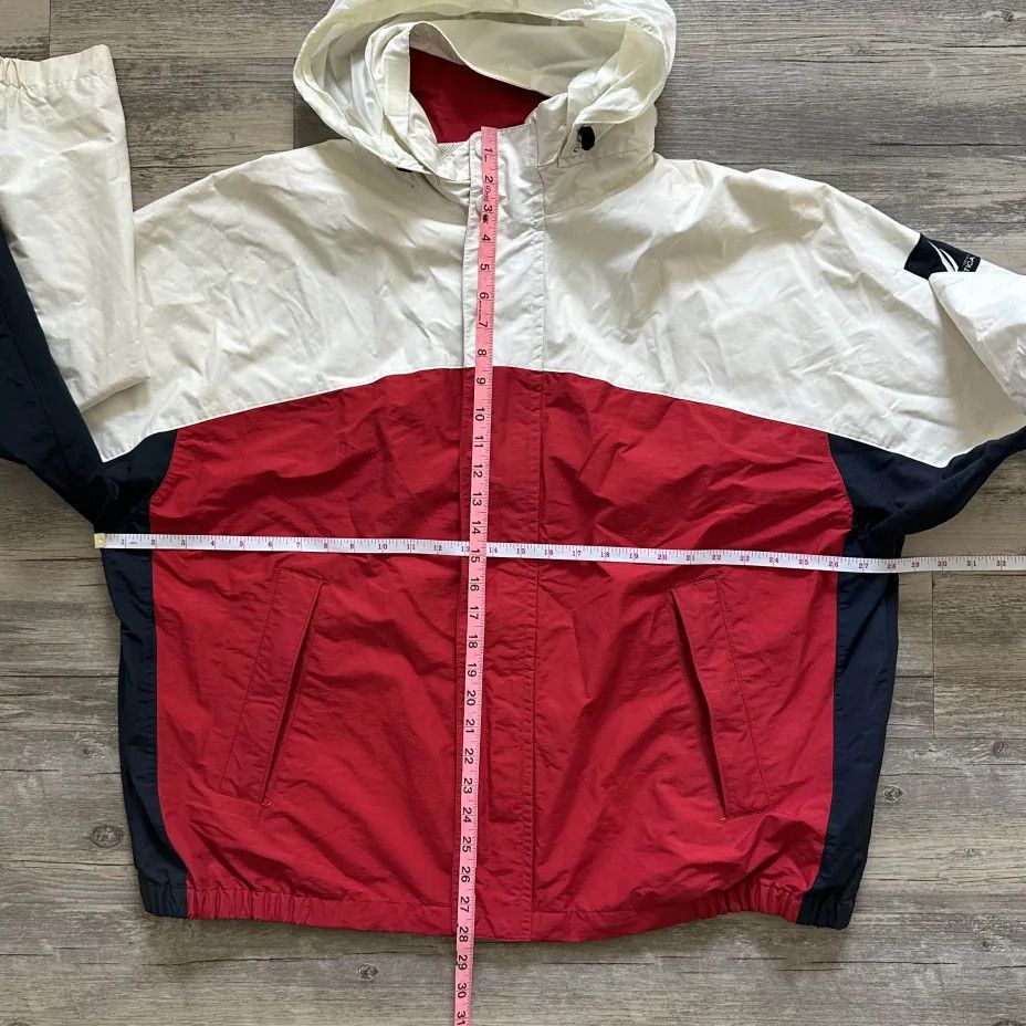 Nautica Vintage Nautica NX1000 Sailing Windbreaker Hooded Jacket Size US XL / EU 56 / 4 - 8 Thumbnail