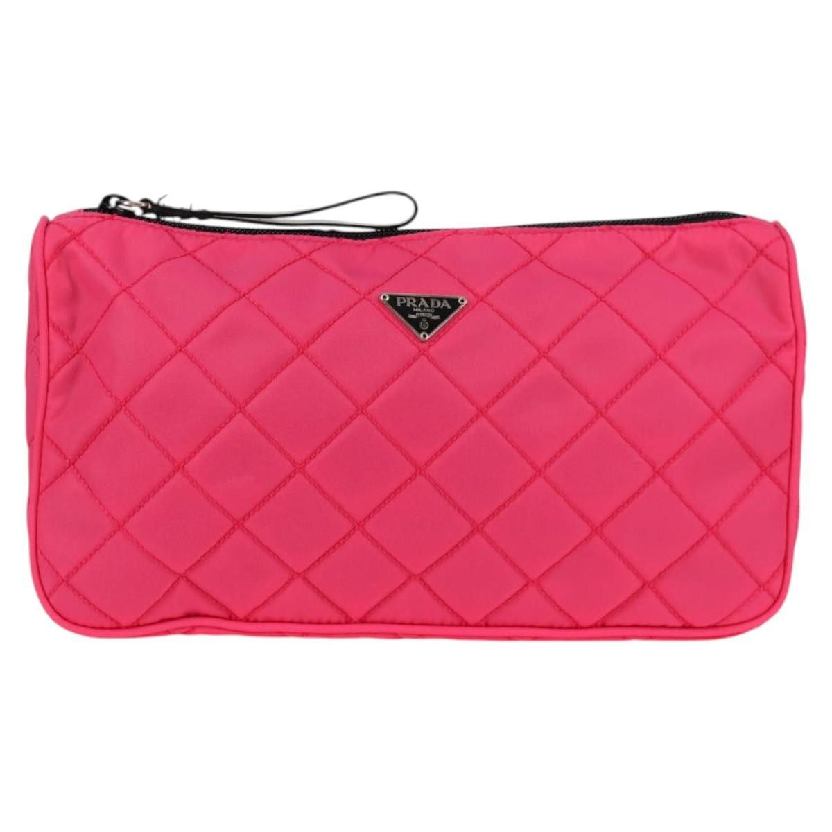 Prada Vintage Pouch Quilted Tessuto
