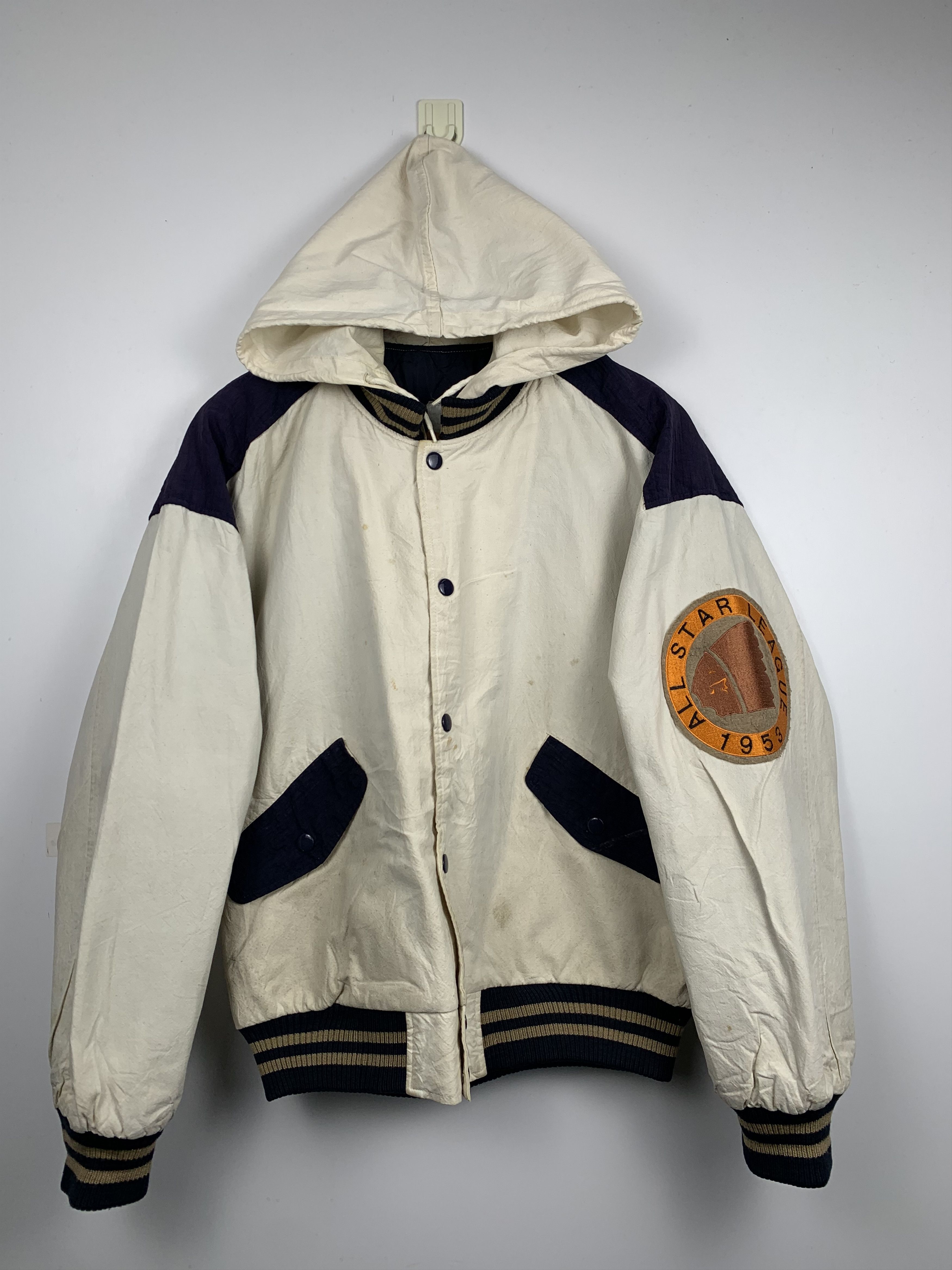 Vintage Vintage 90s All Star National Team Varsity Jacket J1125 Size US M / EU 48-50 / 2 - 1 Thumbnail