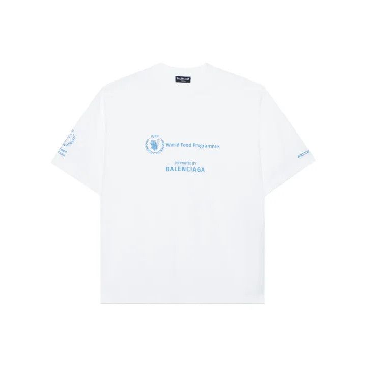 Balenciaga Balenciaga World Food Programme Logo T-Shirt Size US M / EU 48-50 / 2 - 1 Thumbnail