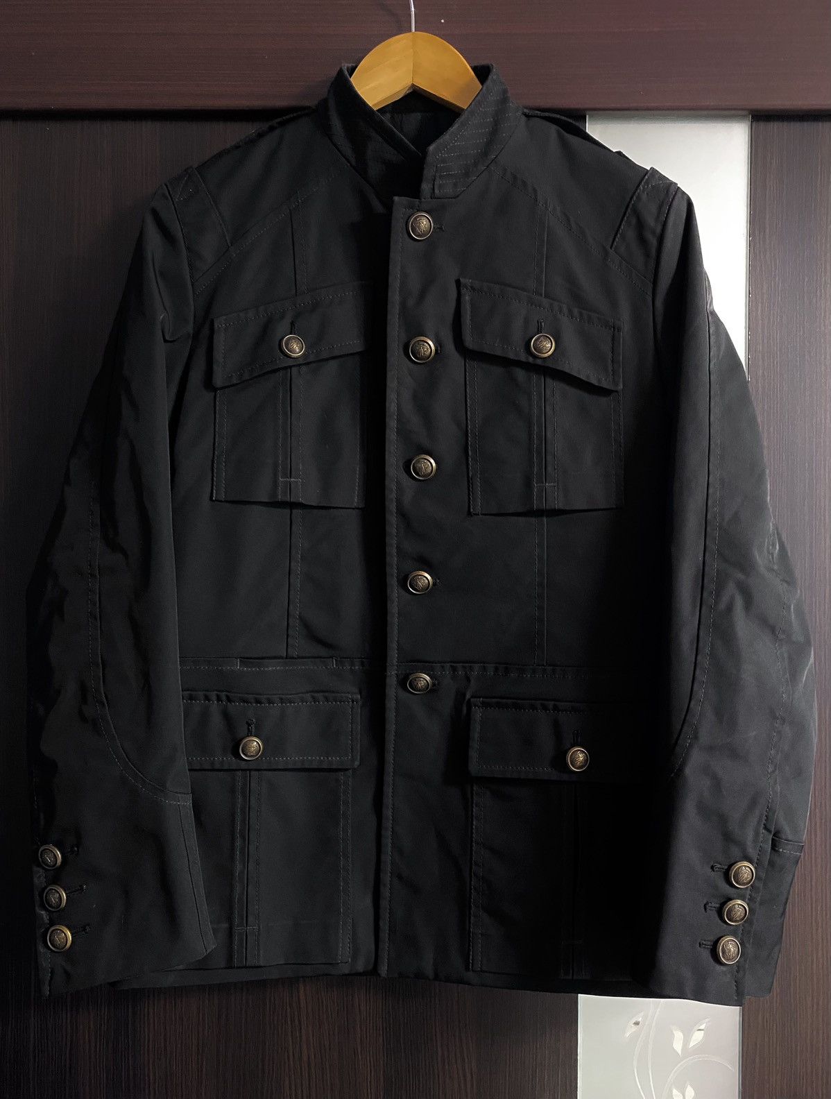 Gucci Gucci AW’08 2008 Polyester 4 Pocket Blazer Coat Jacket Khaki Size US S / EU 44-46 / 1 - 5 Thumbnail