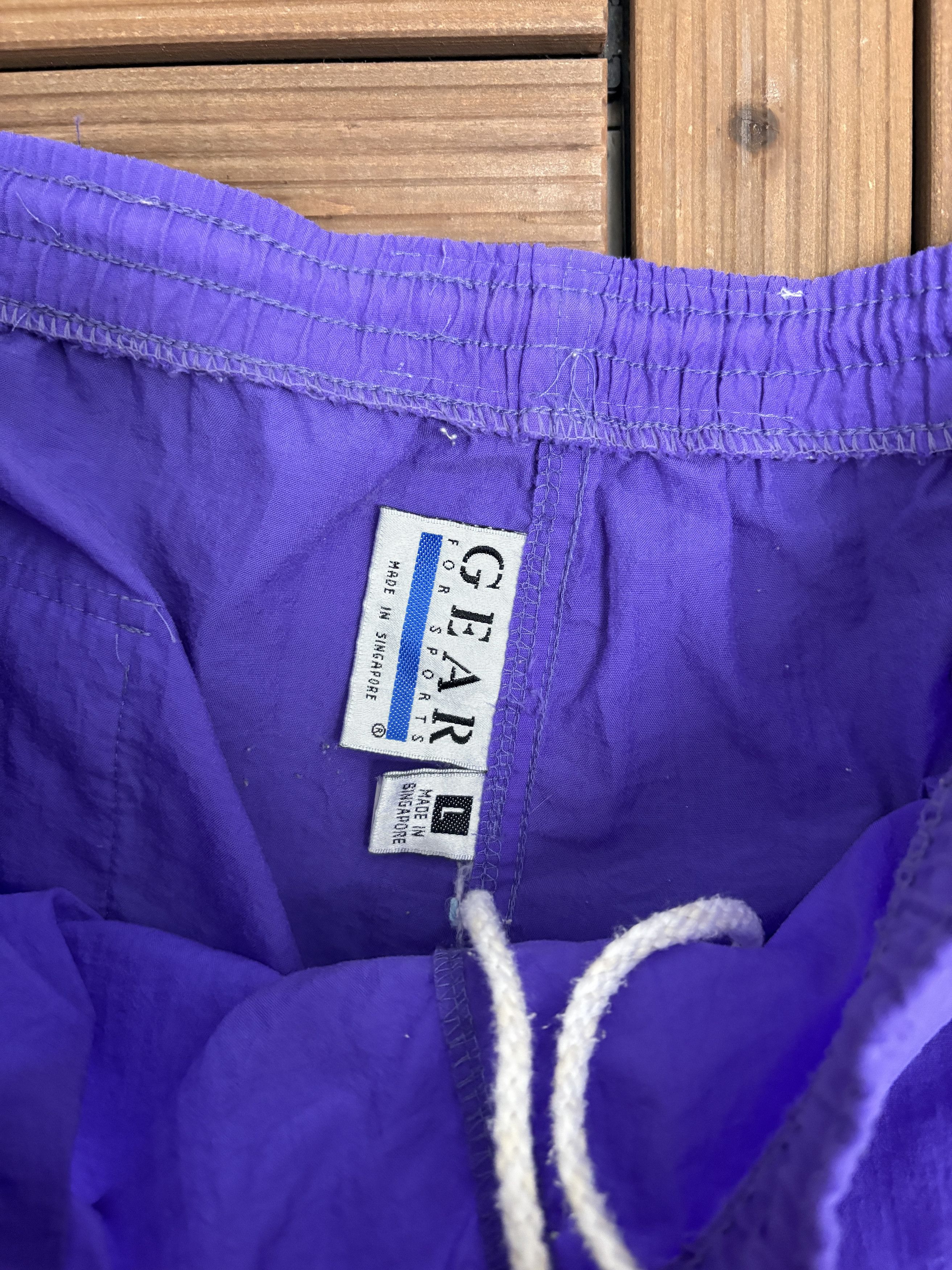 Vintage Gear For Sports Vintage Purple Sweat Shorts Size US 34 / EU 50 - 4 Thumbnail