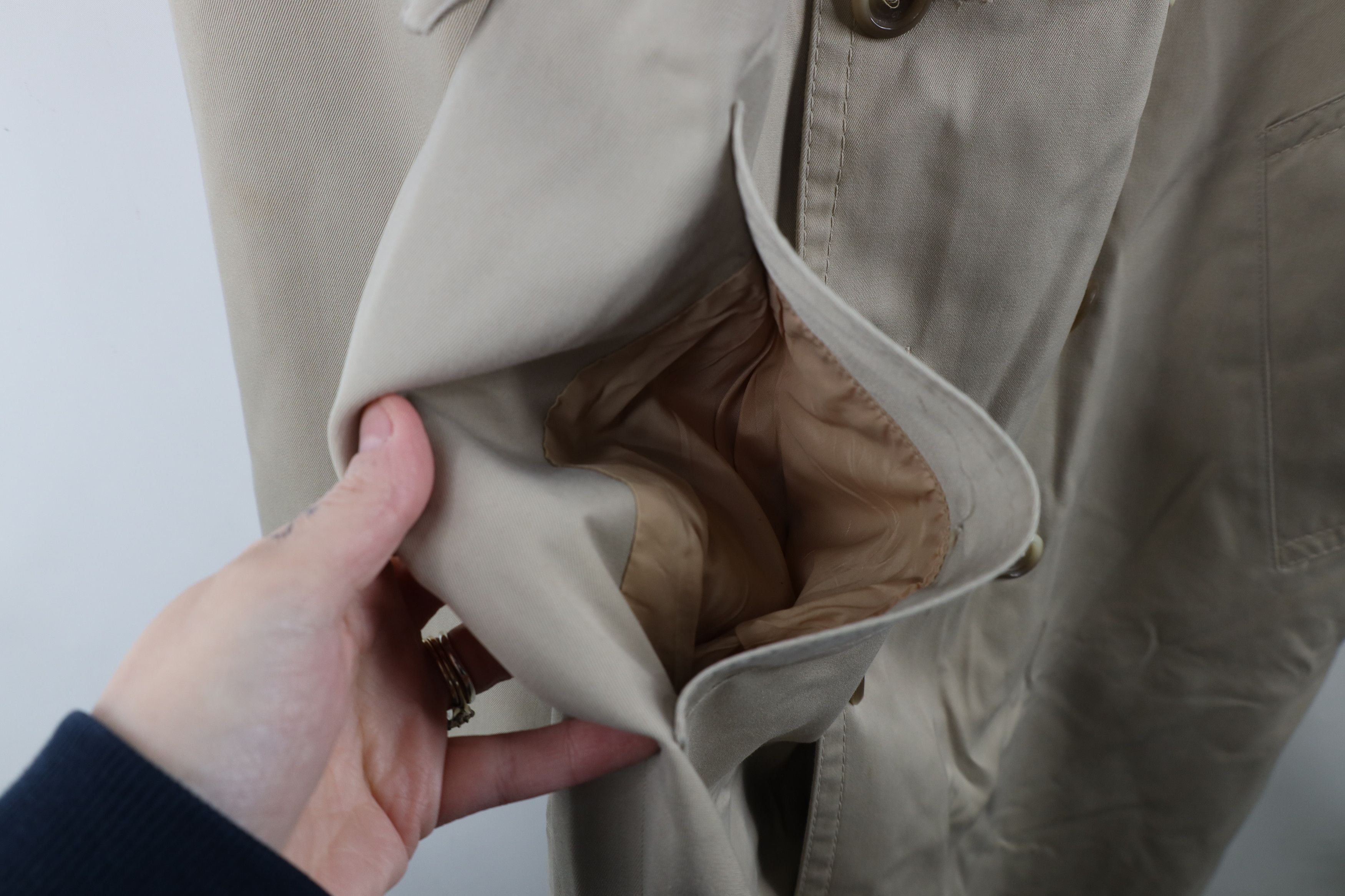 Vintage Vintage 80s 90s Streetwear Breasted Trench Coat Jacket Size US L / EU 52-54 / 3 - 12 Thumbnail