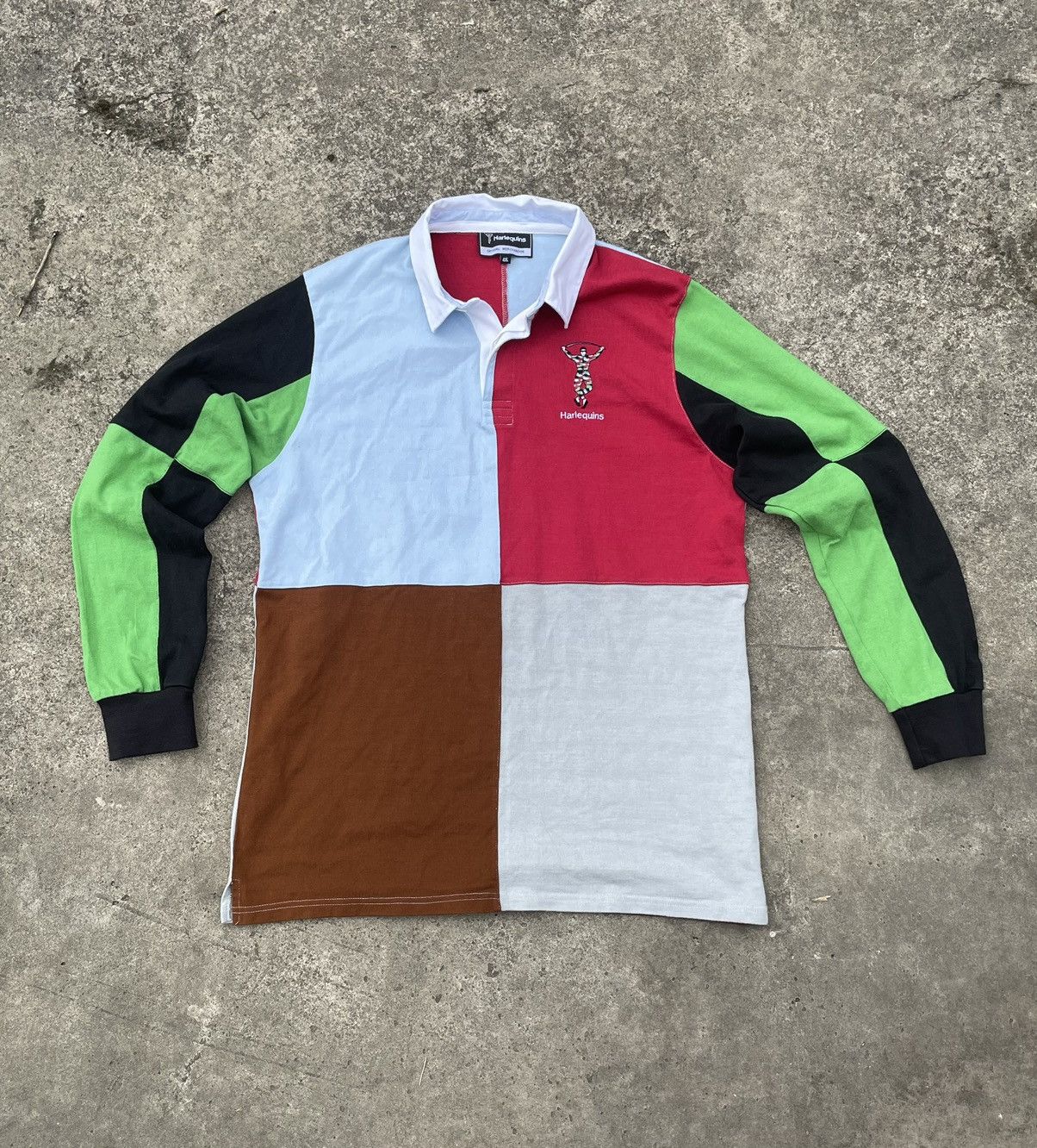 Vintage Vintage Harlequins longsleeve rugby shirt Grailed