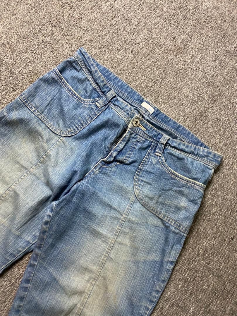Japanese Brand PBI Brand Capri Jeans with Buckled Straps (184) Size US 34 / EU 50 - 9 Thumbnail