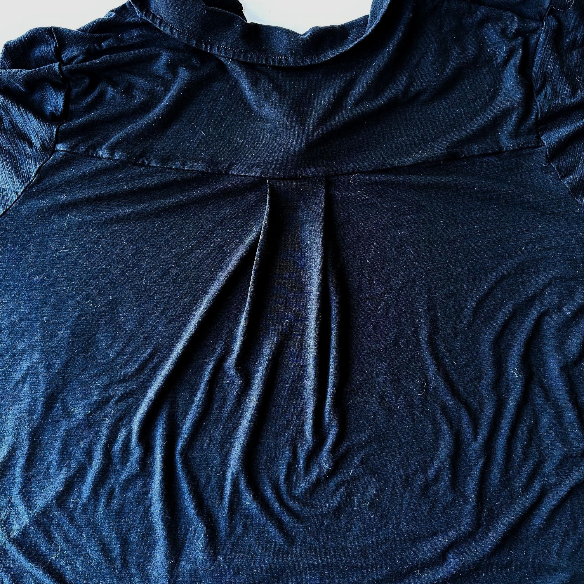 Designer J Jill Wearever Collection Top Womens 3X Black Pleaded Back Size 3XL / US 20-22 - 7 Thumbnail