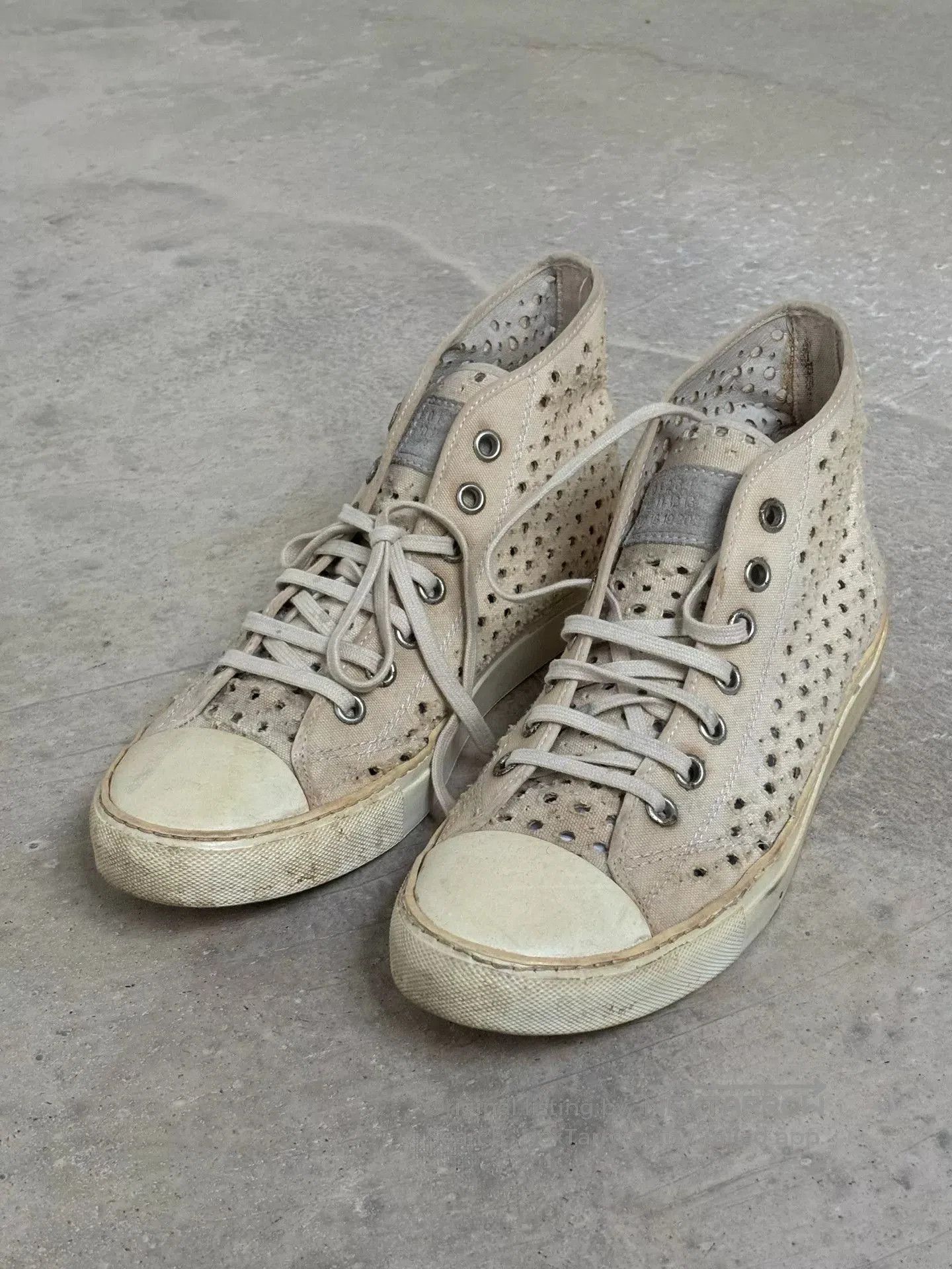 Maison Margiela Maison Martin Margiela Punk High Top Sneakers. Size US 10 / EU 43 - 1 Thumbnail