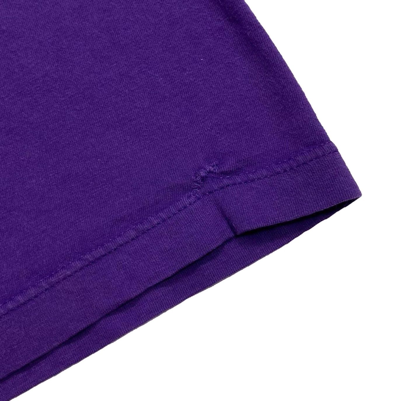 Champion VINTAGE Champion Embroidered Mini Logo Single Stitch T-Shirt XXL Purple 90s Men Shirt Size US XXL / EU 58 / 5 - 3 Thumbnail