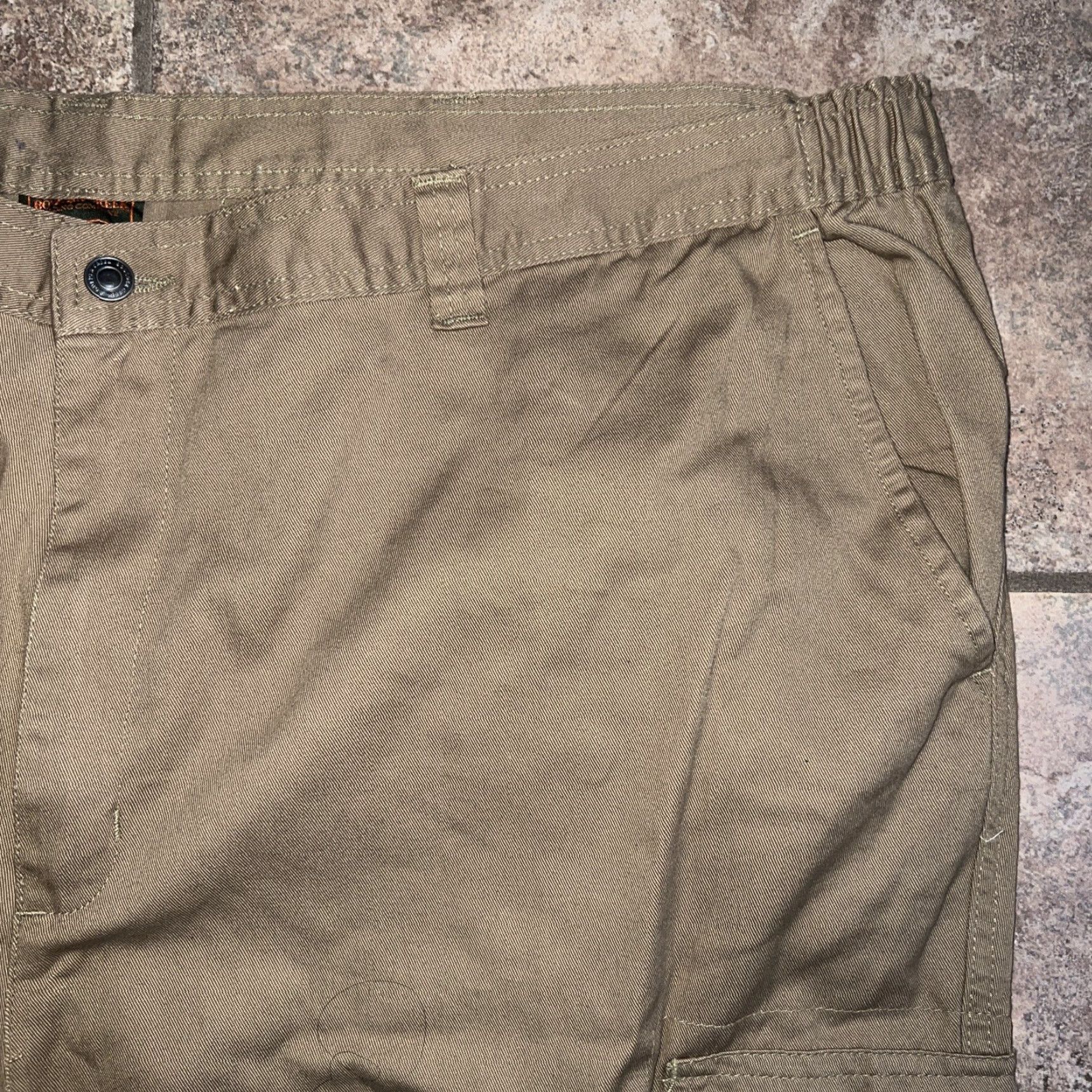 Vintage VINTAGE Boulder Creek Ranger Cargo Pants Mens 50x38 Beige Cargo Apparel Size US 34 / EU 50 - 2 Thumbnail