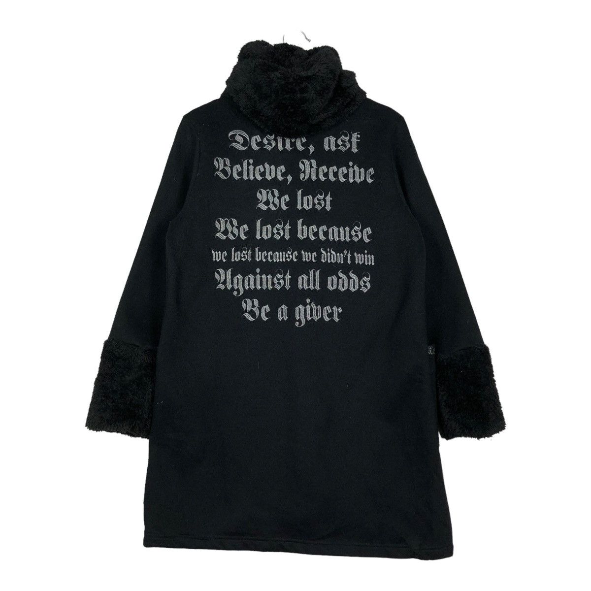 Hysteric Glamour 🔥JACKALL LONG JACKET MINK FUR FLEECE PUNK DESIGN BIG LOGO Size US M / EU 48-50 / 2 - 1 Thumbnail