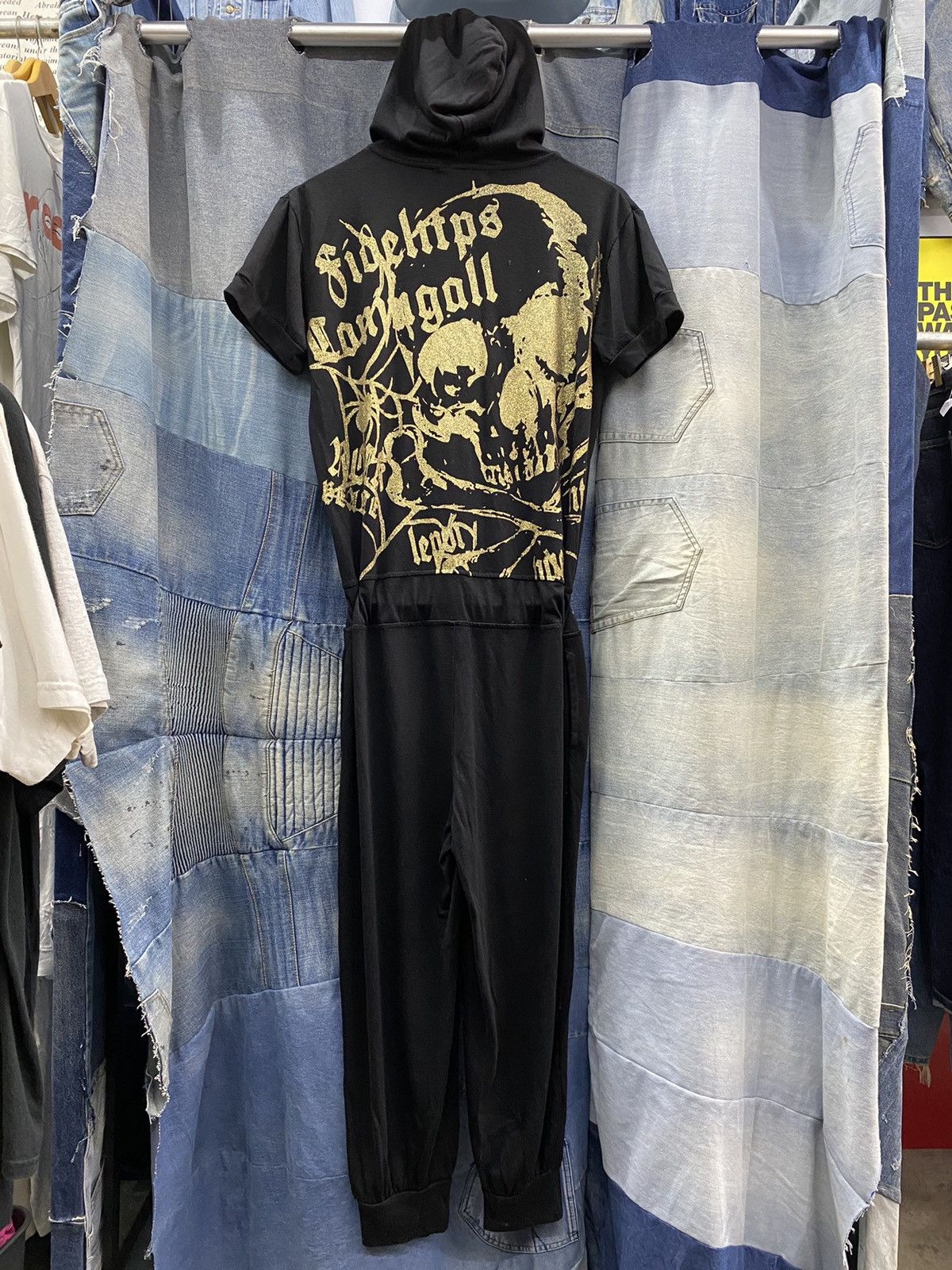 If Six Was Nine × Japanese Brand BINDINGOFFER💥 japanese skull poem jumpsuit Size M / US 6-8 / IT 42-44 - 3 Thumbnail