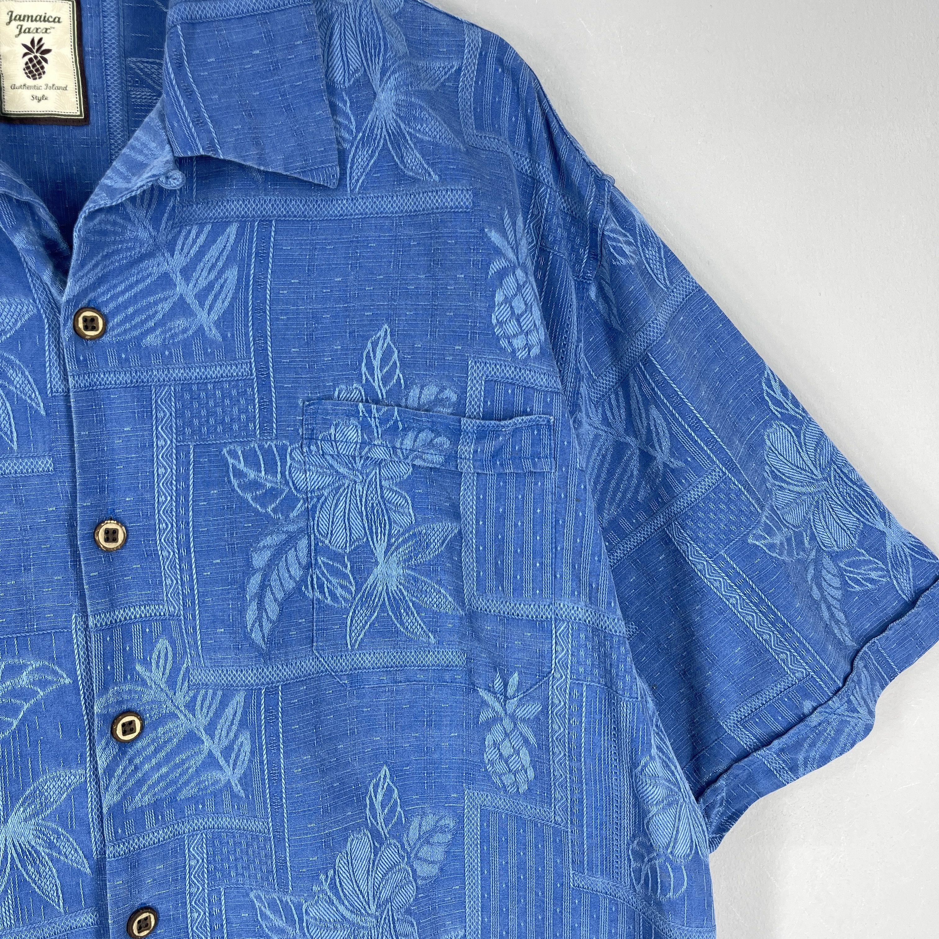 Vintage Vintage JAMAICA JAXX Aloha Tropical Motive Hawaii Shirt Size US L / EU 52-54 / 3 - 3 Thumbnail