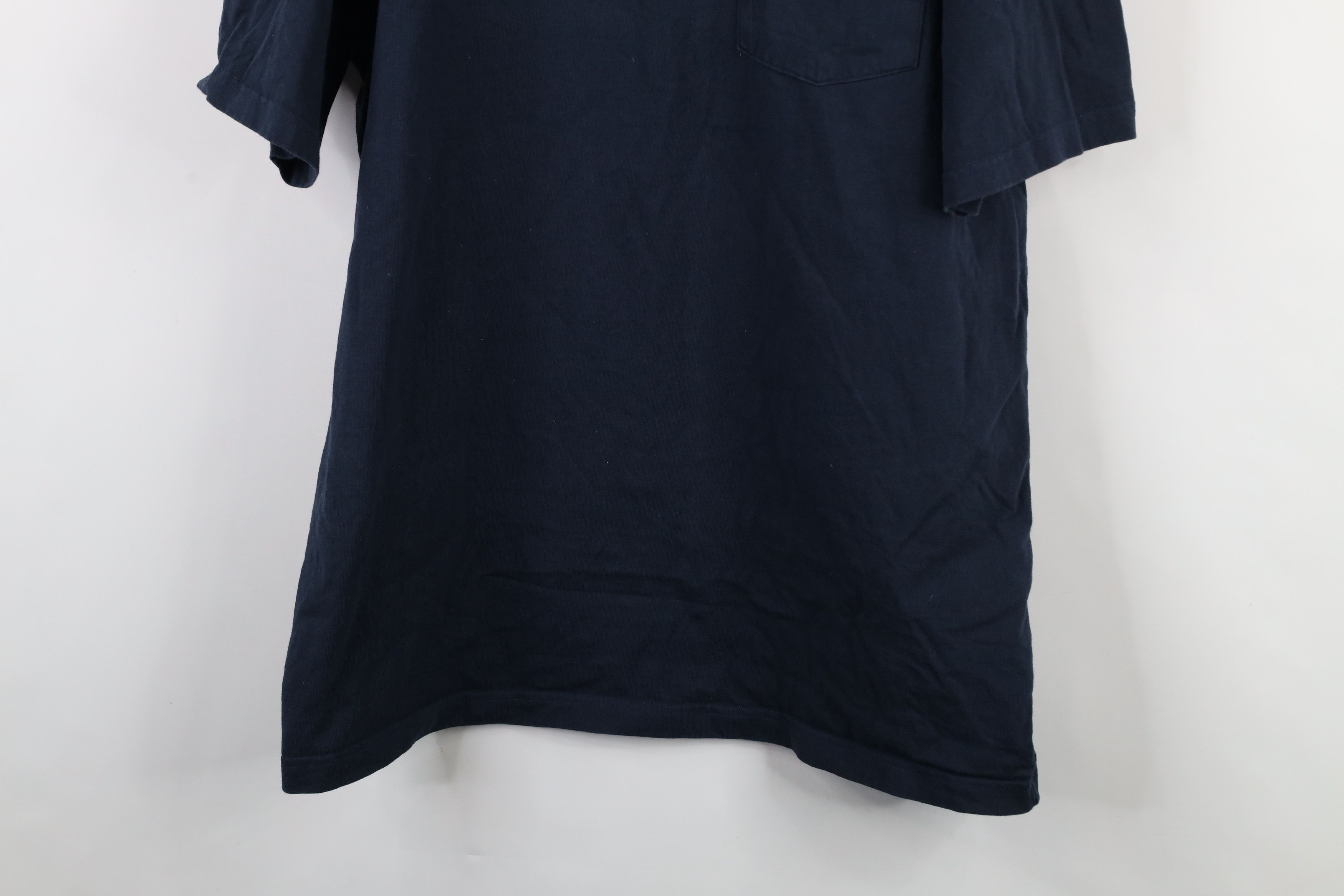 Carhartt × Vintage Vintage Y2K Carhartt Loose Fit Pocket T-Shirt Navy Blue Size US L / EU 52-54 / 3 - 3 Thumbnail