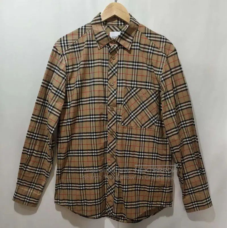 Burberry Burberry Long Sleeve Cotton Check Shirt. Size US M / EU 48-50 / 2 - 1 Thumbnail