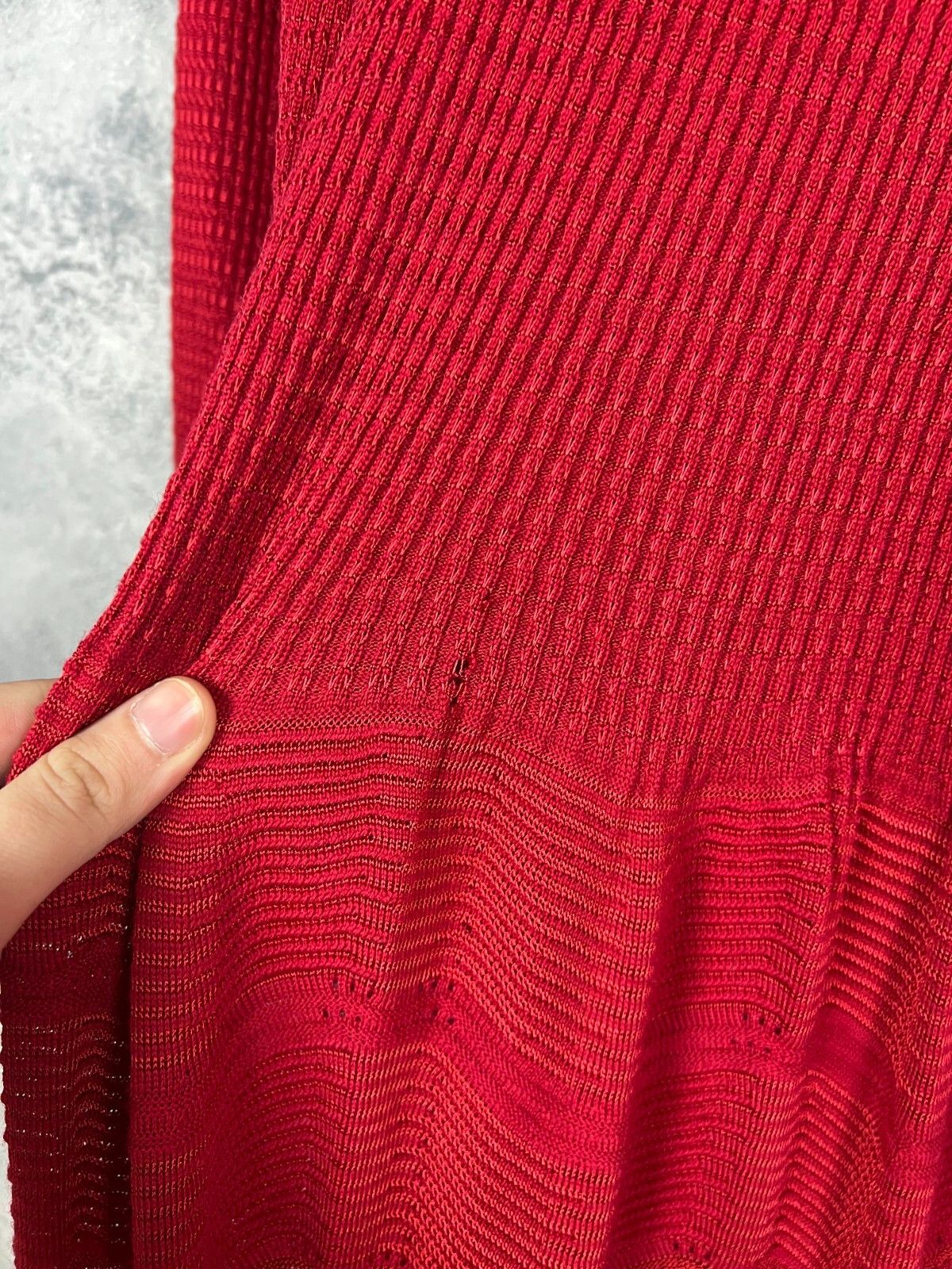 Missoni Missoni Dress Women's Size 48 Red Long Sleeve ` Size XL / US 12-14 / IT 48-50 - 11 Thumbnail
