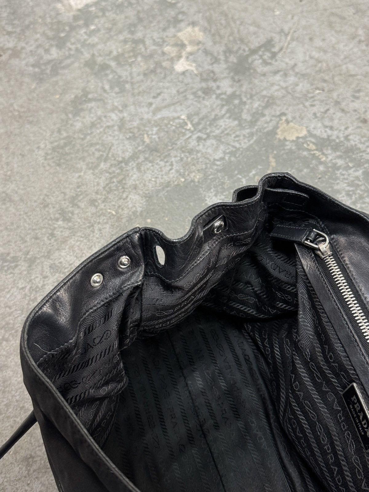 Vintage y2k Archive Prada Bag Real Leather/Nylon