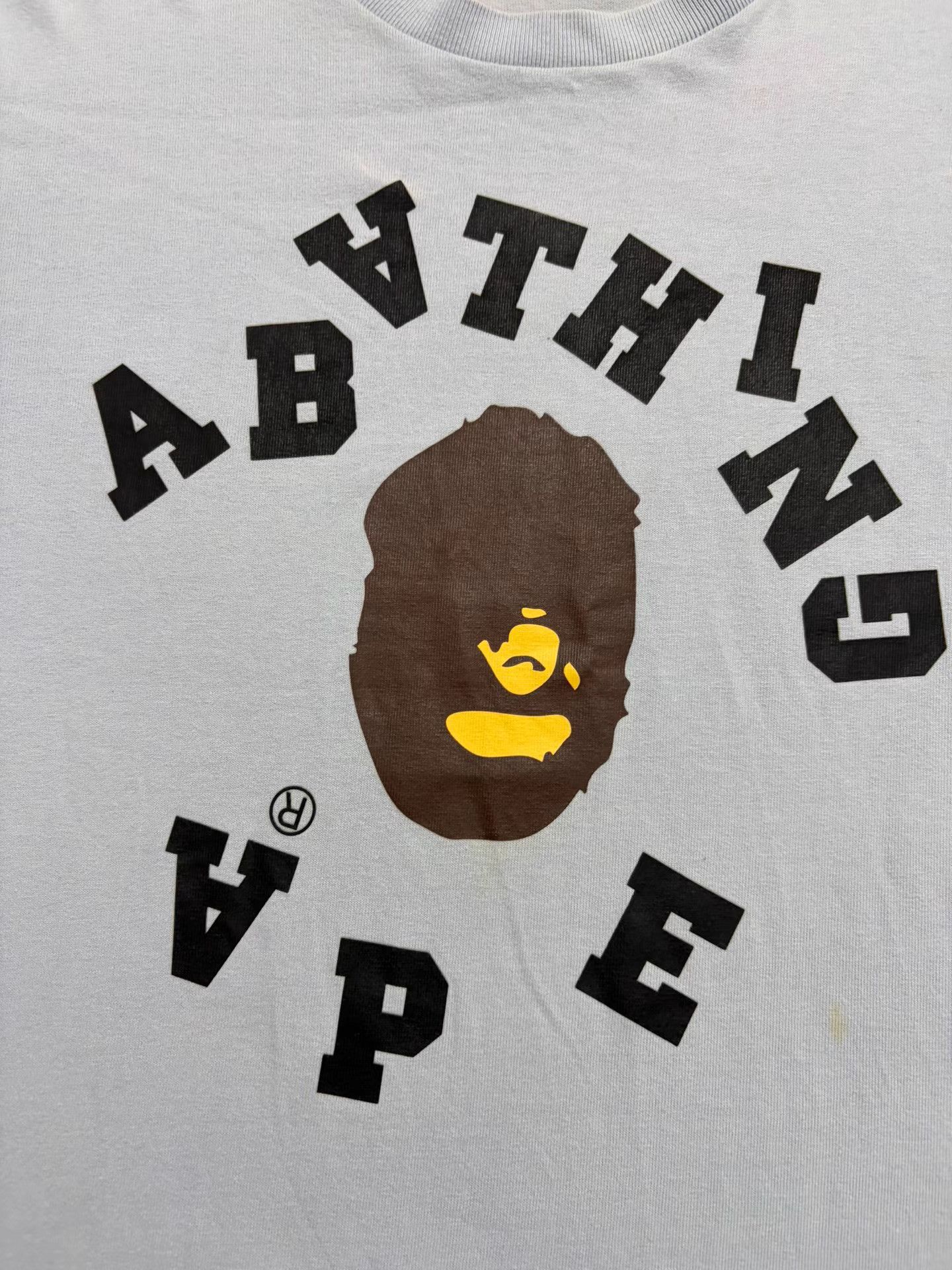 Bape Bape Inverted Ape Head & Letter Print T-shirt Size US S / EU 44-46 / 1 - 2 Thumbnail